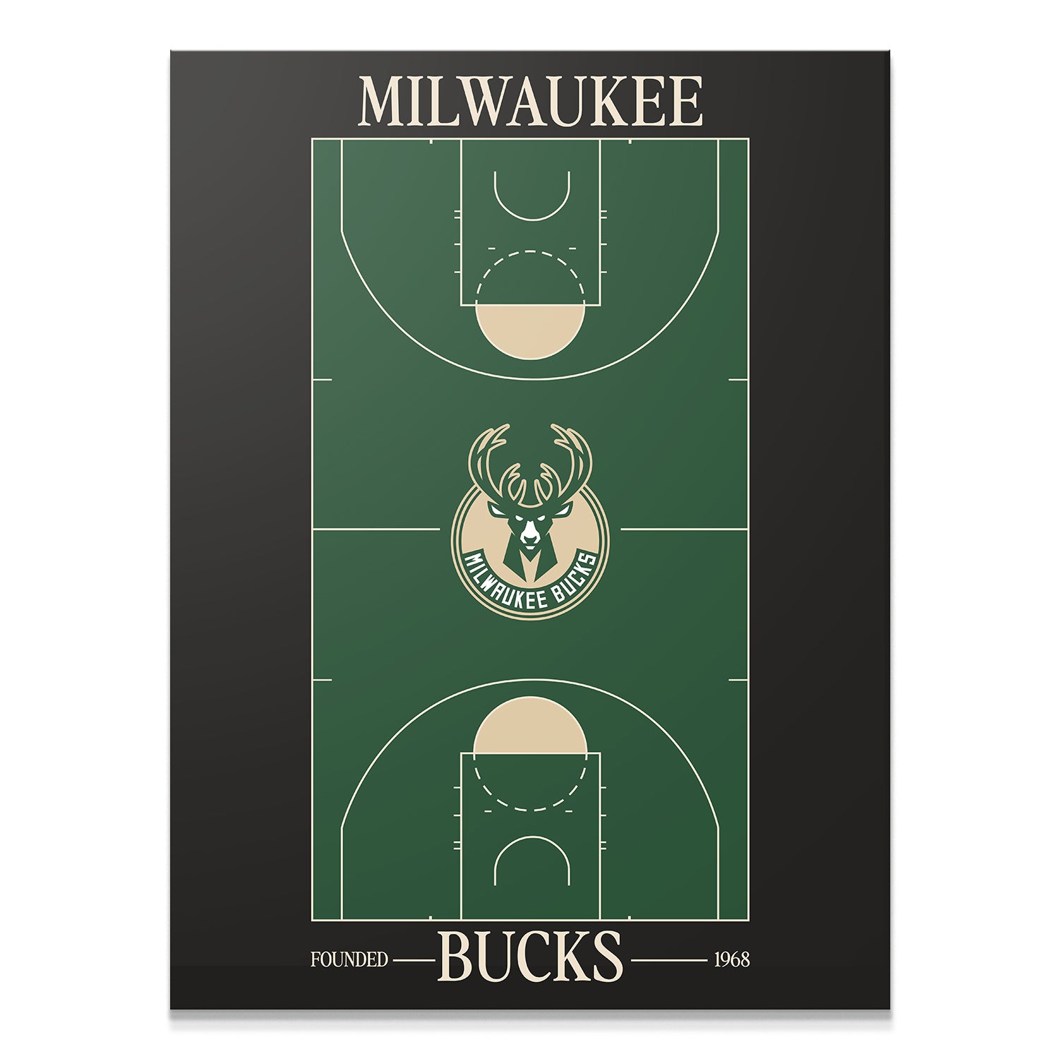 Top Court Design - Bucks - IKONICK - NBA Teams