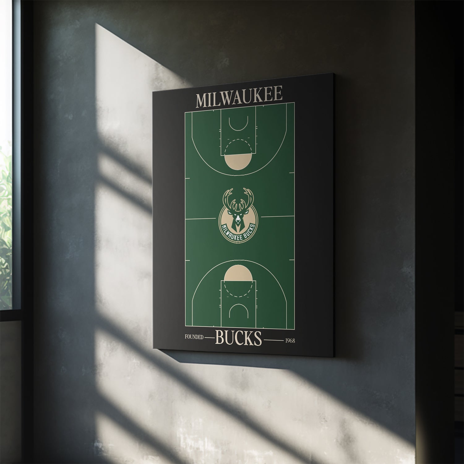 Top Court Design - Bucks - IKONICK - NBA Teams
