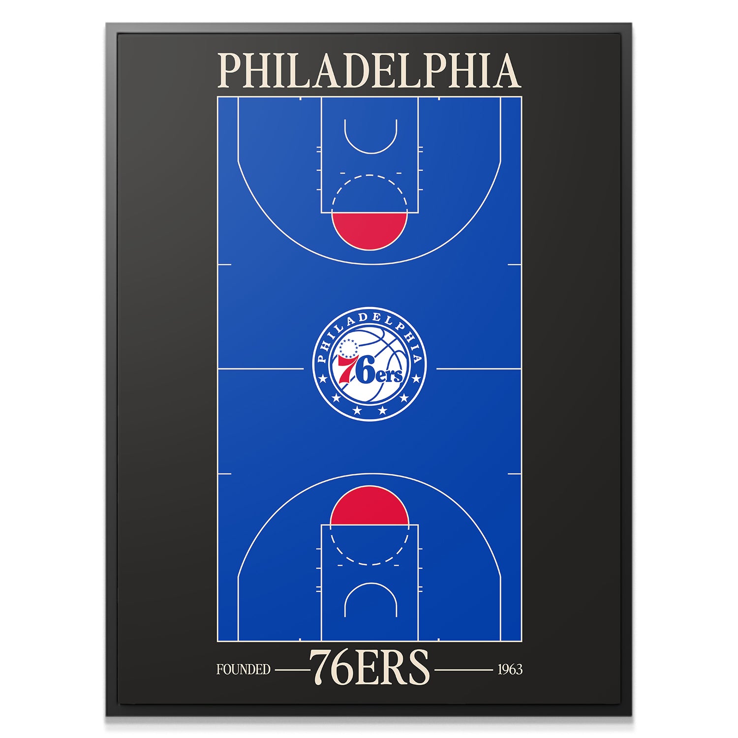 Top Court Design - 76ers - IKONICK - NBA Teams
