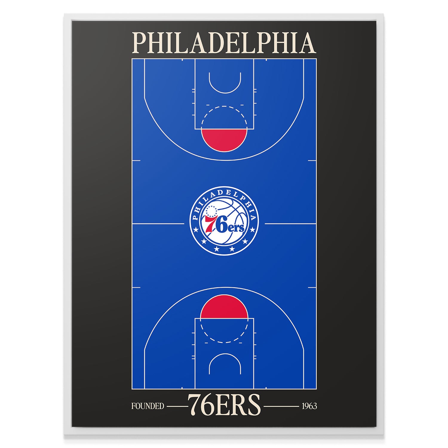Top Court Design - 76ers - IKONICK - NBA Teams