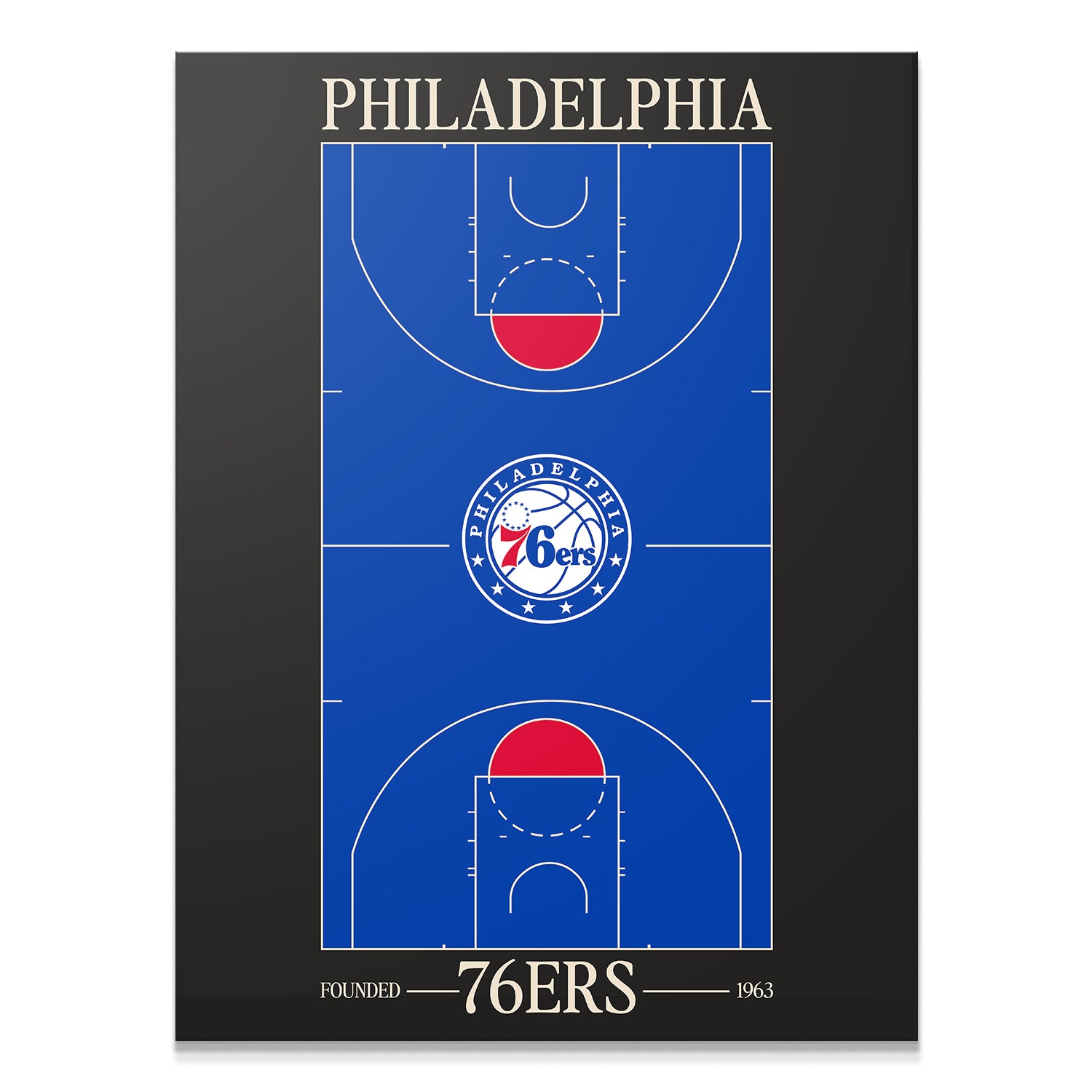 Top Court Design - 76ers - IKONICK - NBA Teams