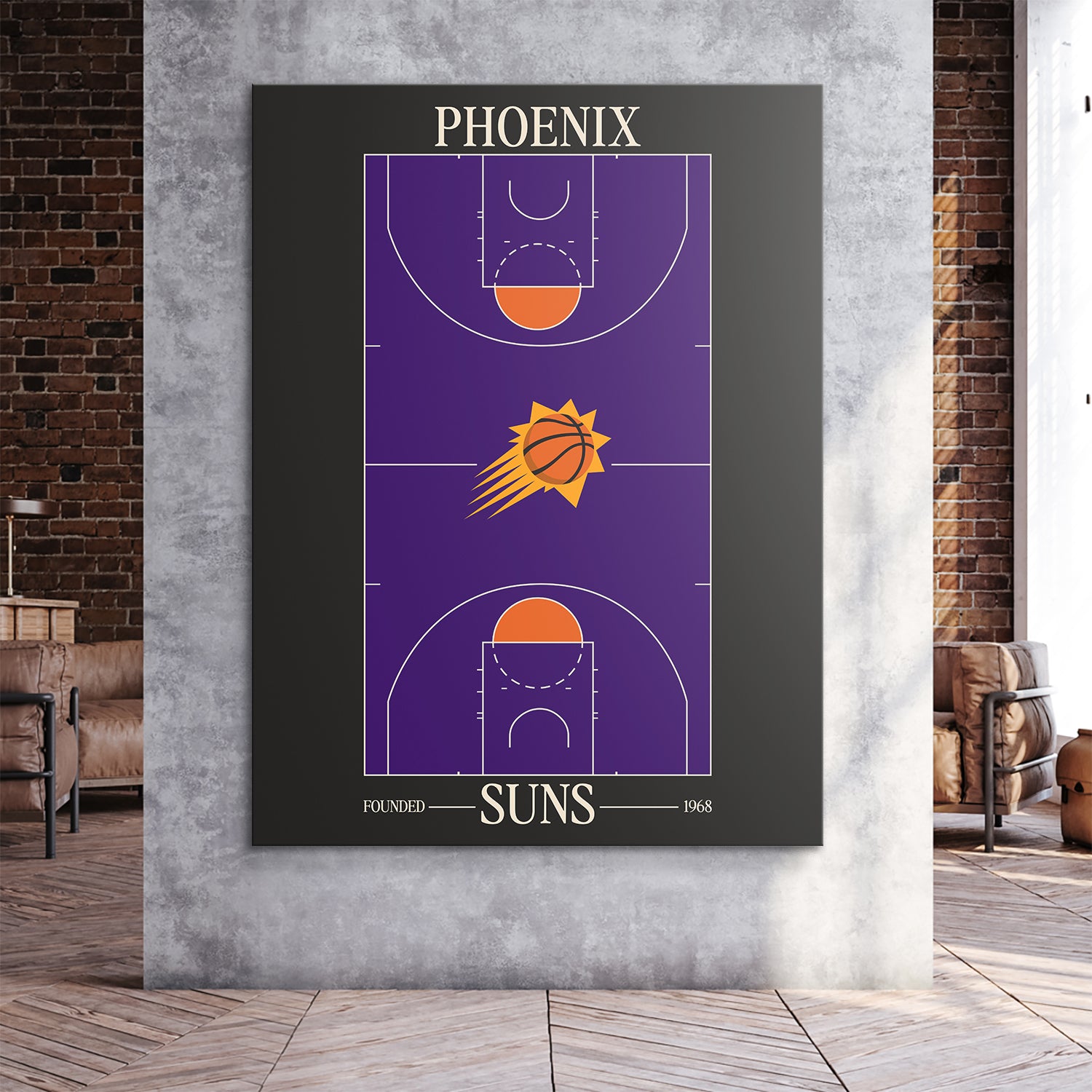 Top Court Design - Suns - IKONICK - NBA Teams