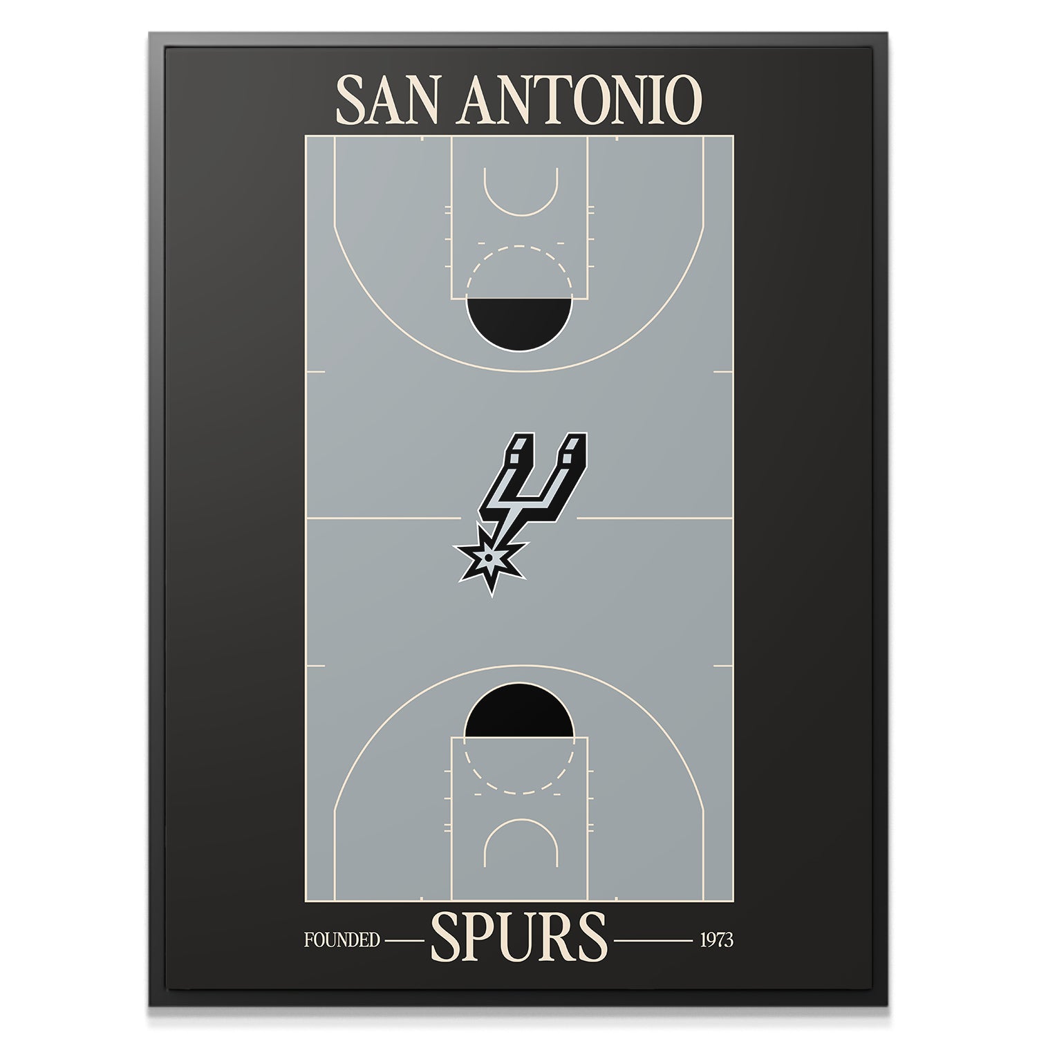 Top Court Design - Spurs - IKONICK - NBA Teams
