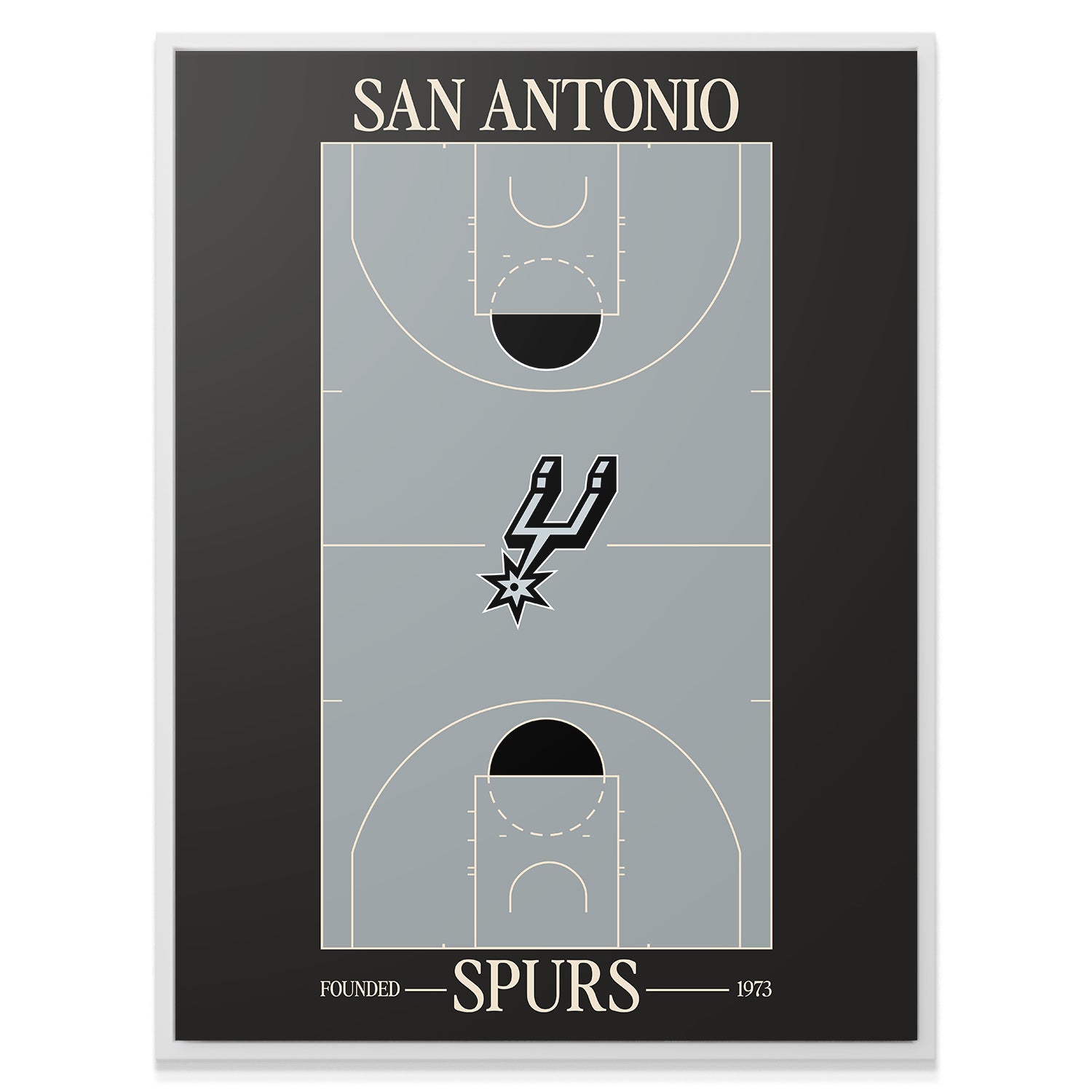Top Court Design - Spurs - IKONICK - NBA Teams