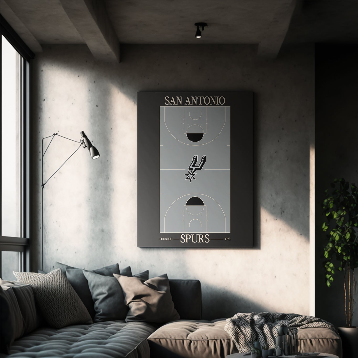 Top Court Design - Spurs - IKONICK - NBA Teams