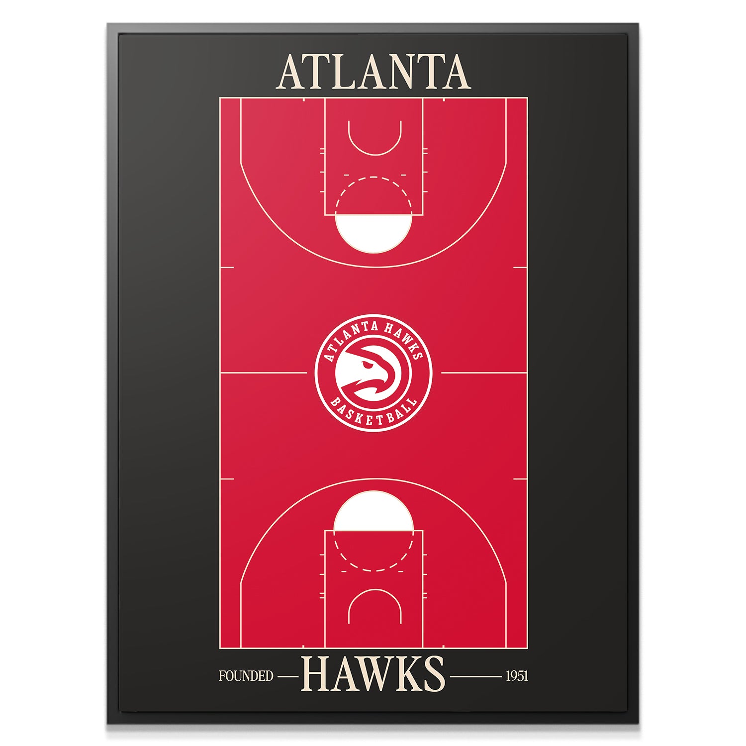 Top Court Design - Hawks - IKONICK - NBA Teams