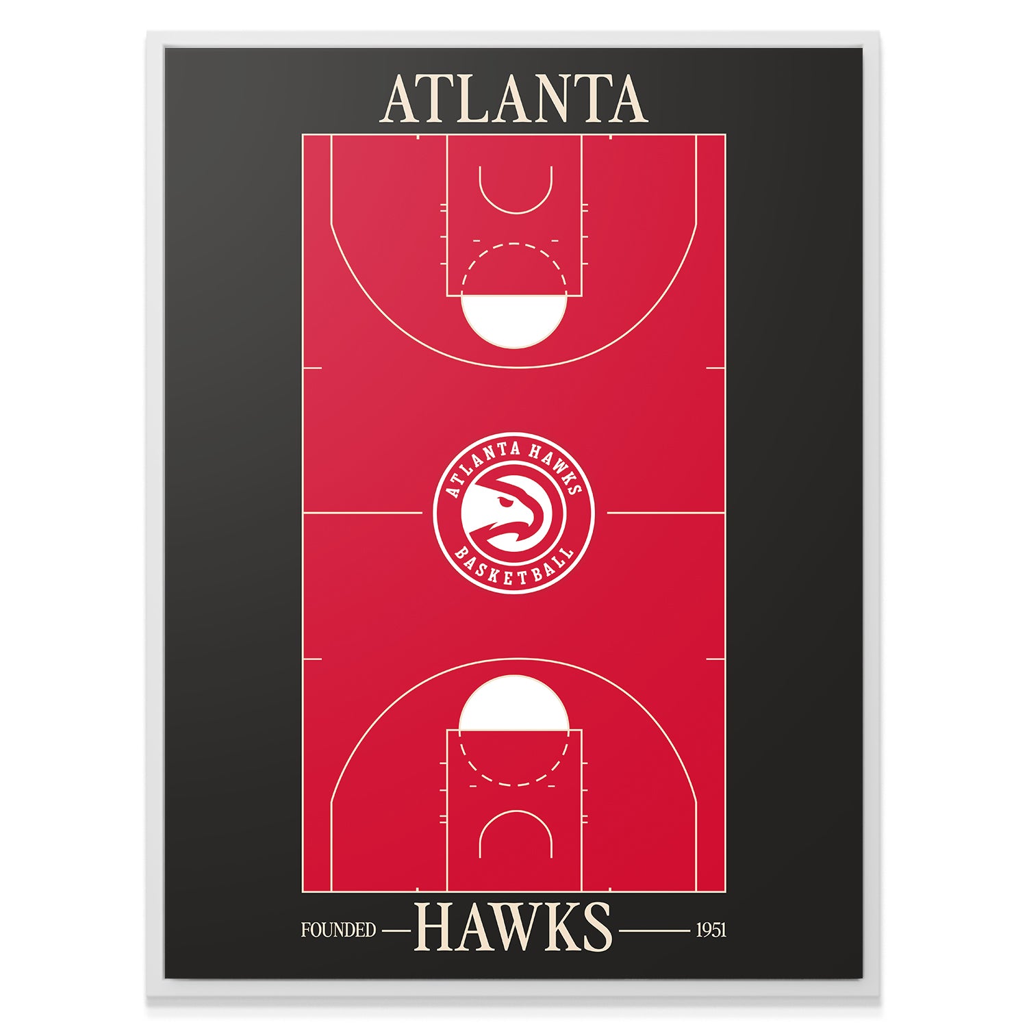 Top Court Design - Hawks - IKONICK - NBA Teams