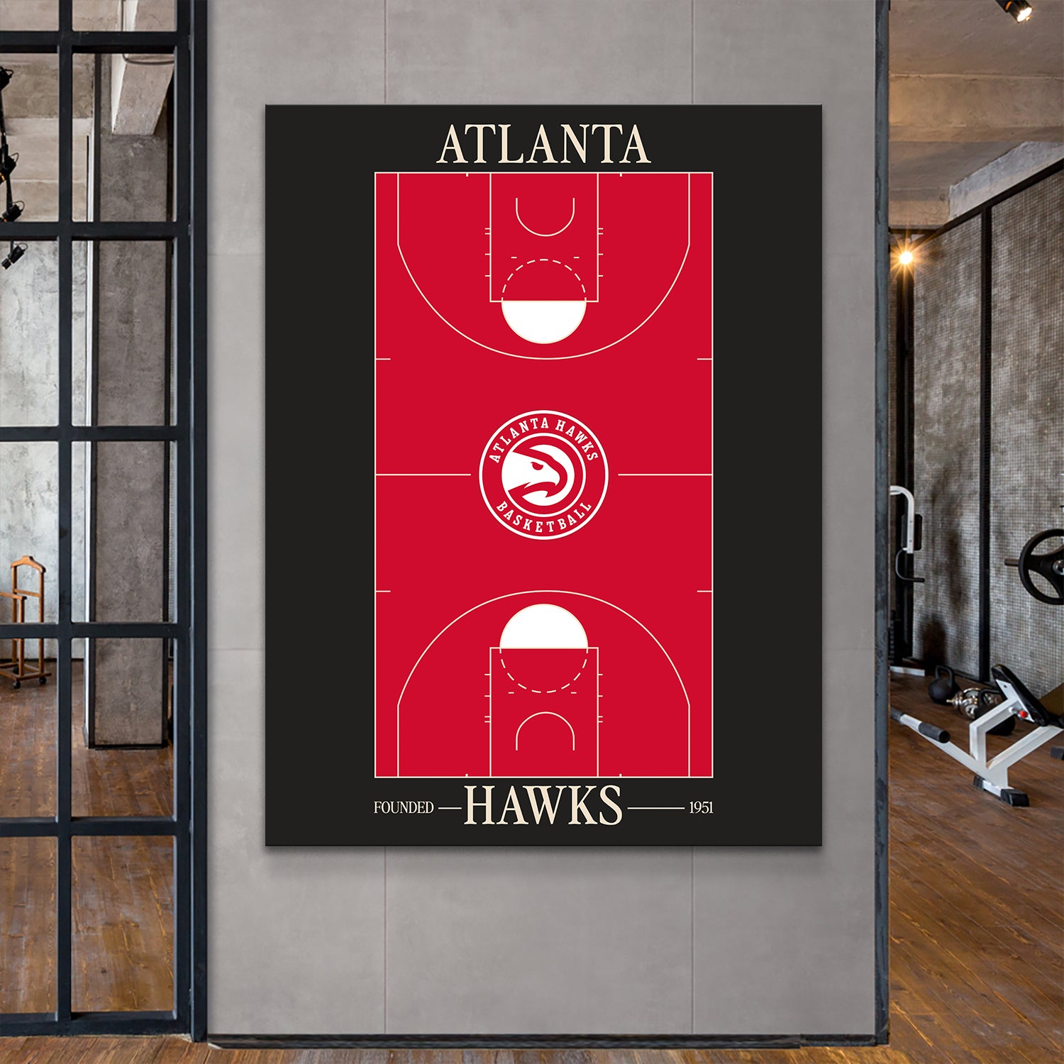 Top Court Design - Hawks - IKONICK - NBA Teams
