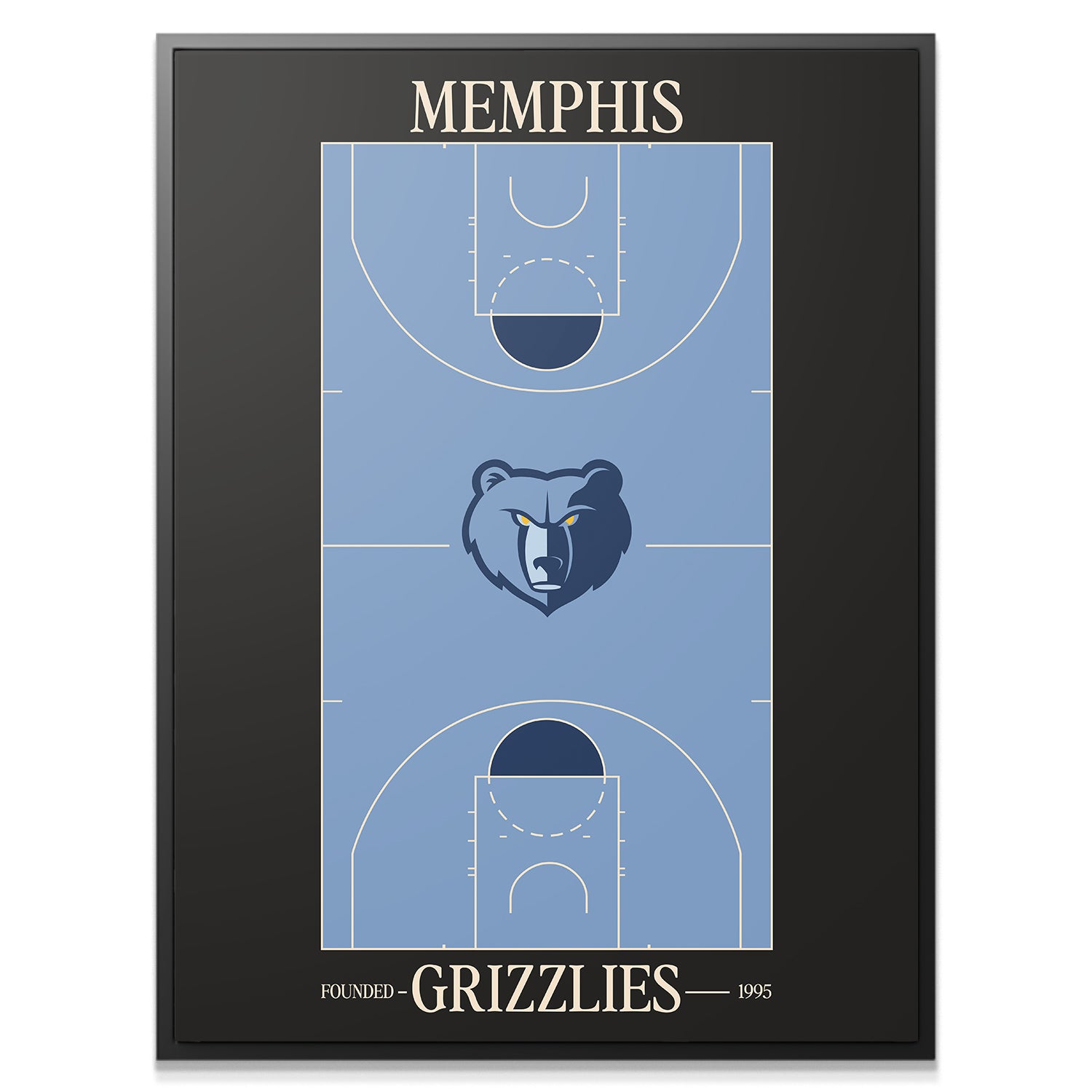 Top Court Design - Grizzlies - IKONICK - NBA Teams