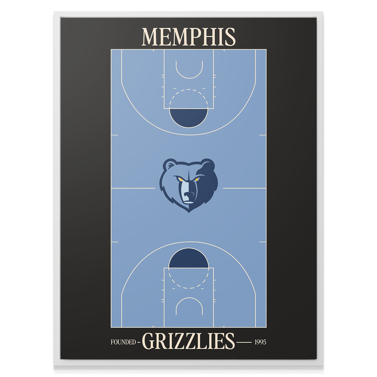 Top Court Design - Grizzlies - IKONICK - NBA Teams
