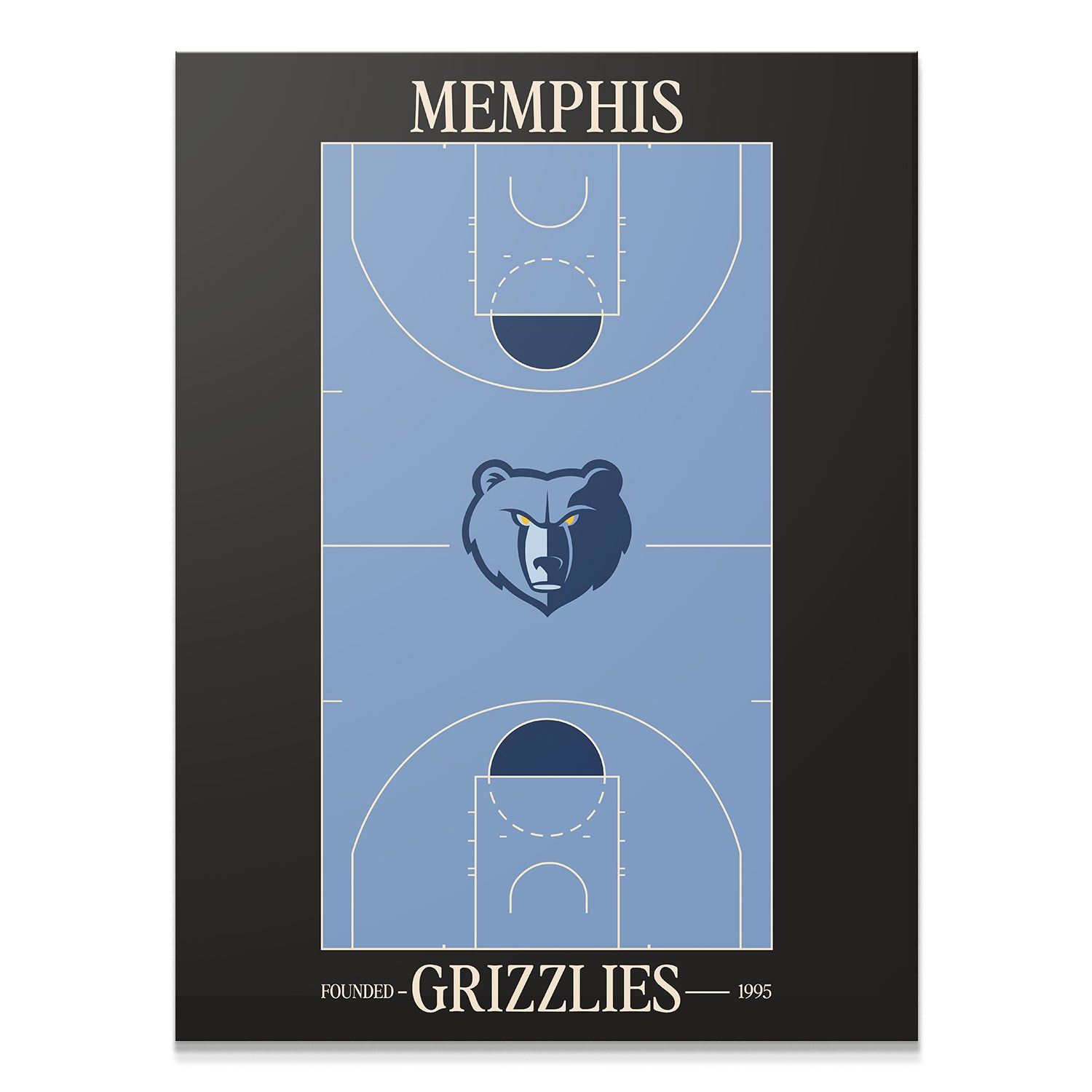 Top Court Design - Grizzlies - IKONICK - NBA Teams