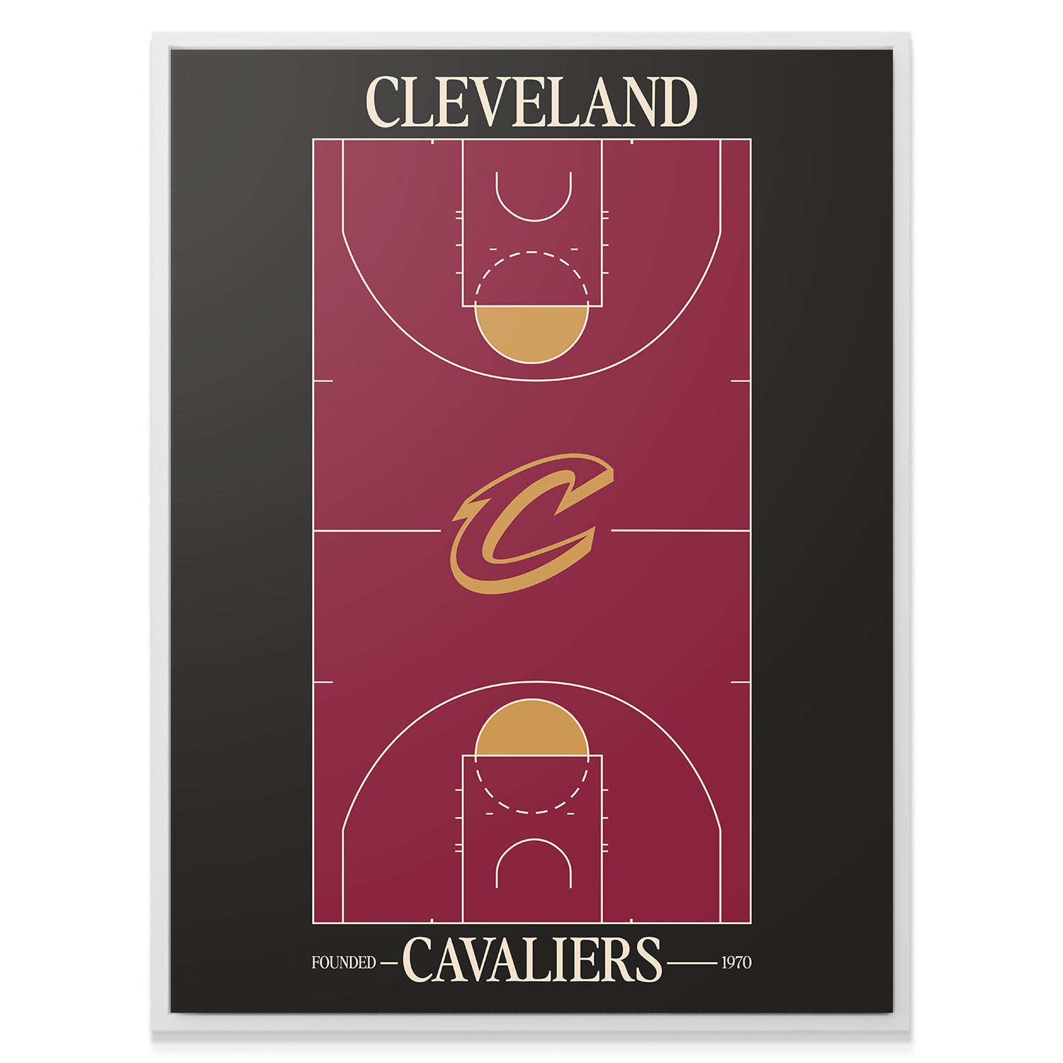 Top Court Design - Cavaliers - IKONICK - NBA Teams