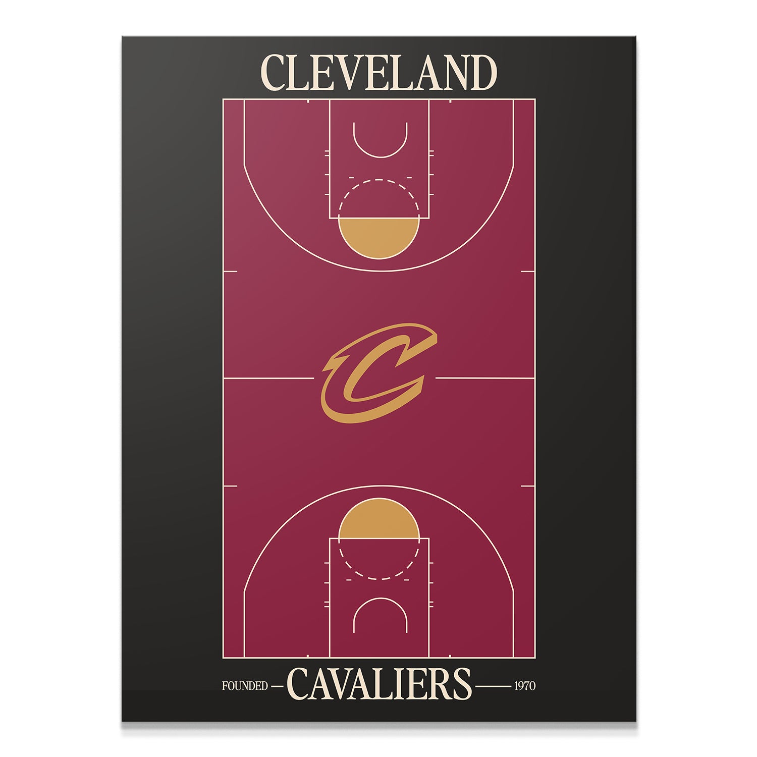 Top Court Design - Cavaliers - IKONICK - NBA Teams