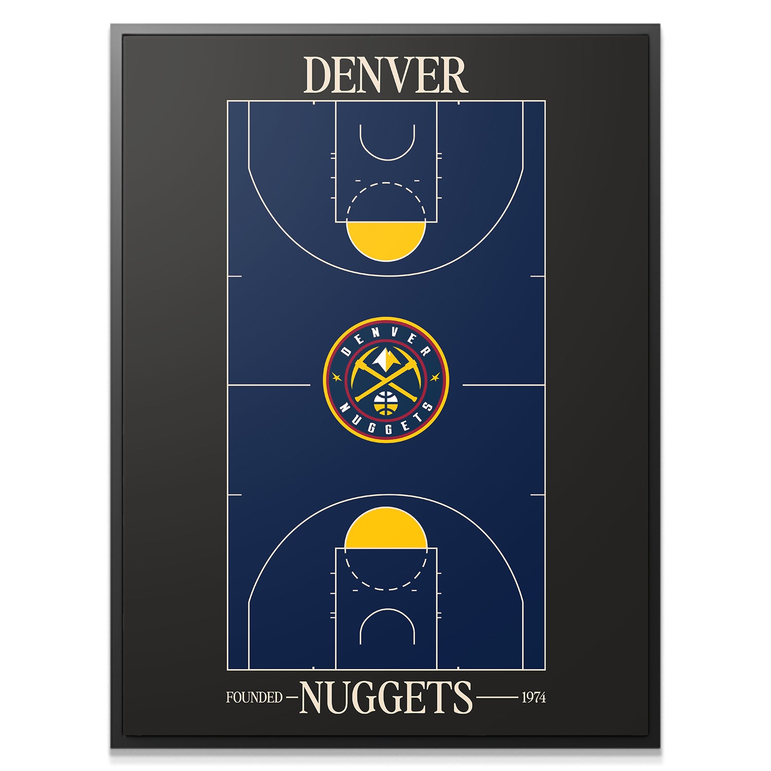 Top Court Design - Nuggets - IKONICK - NBA Teams