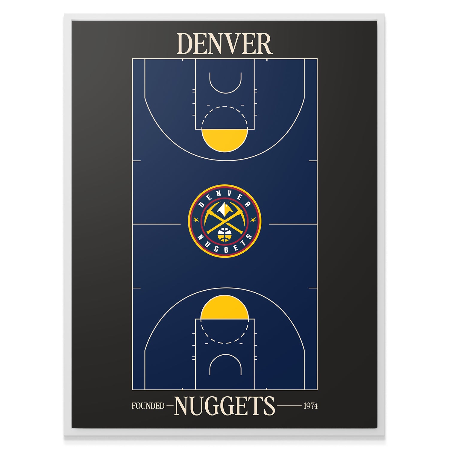 Top Court Design - Nuggets - IKONICK - NBA Teams