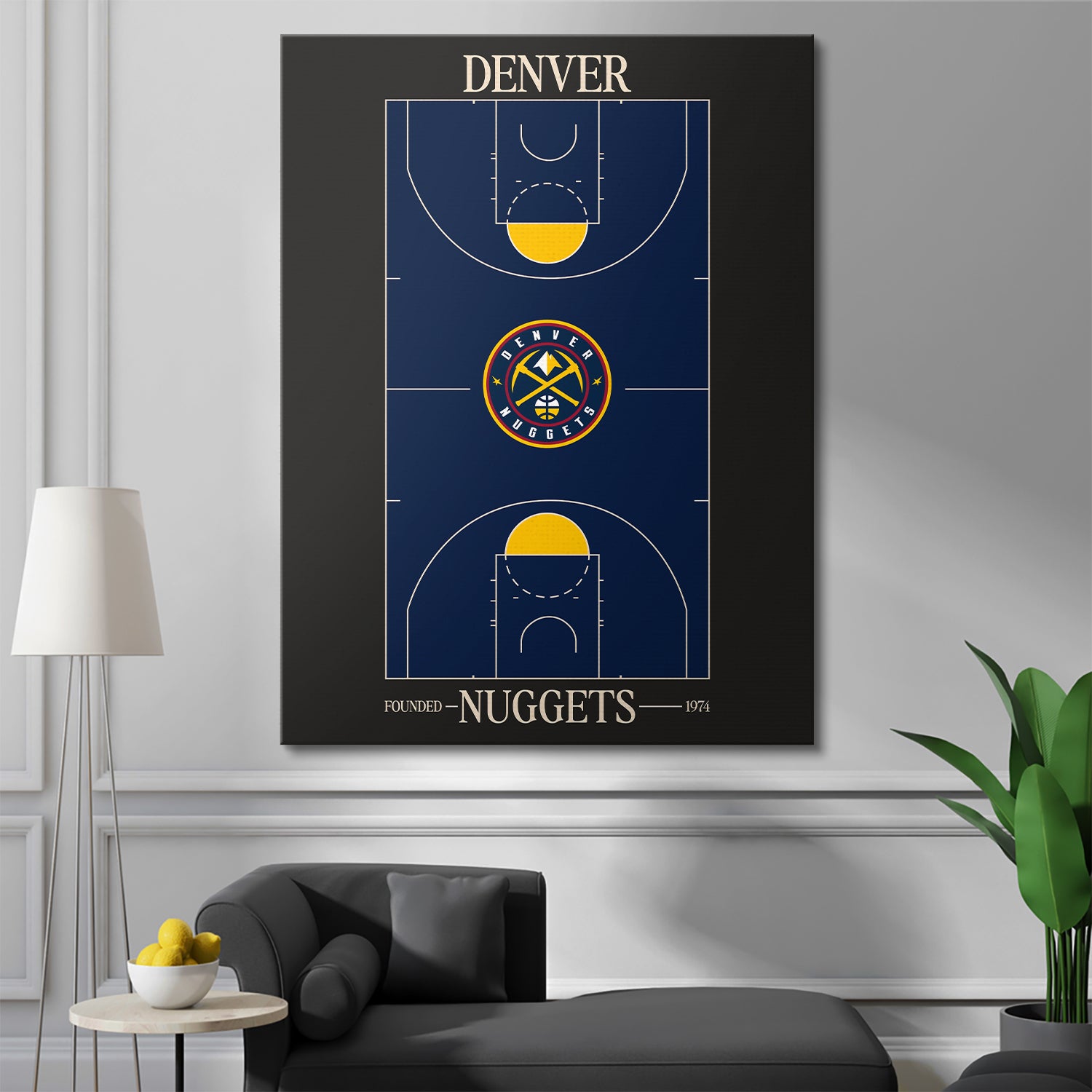 Top Court Design - Nuggets - IKONICK - NBA Teams
