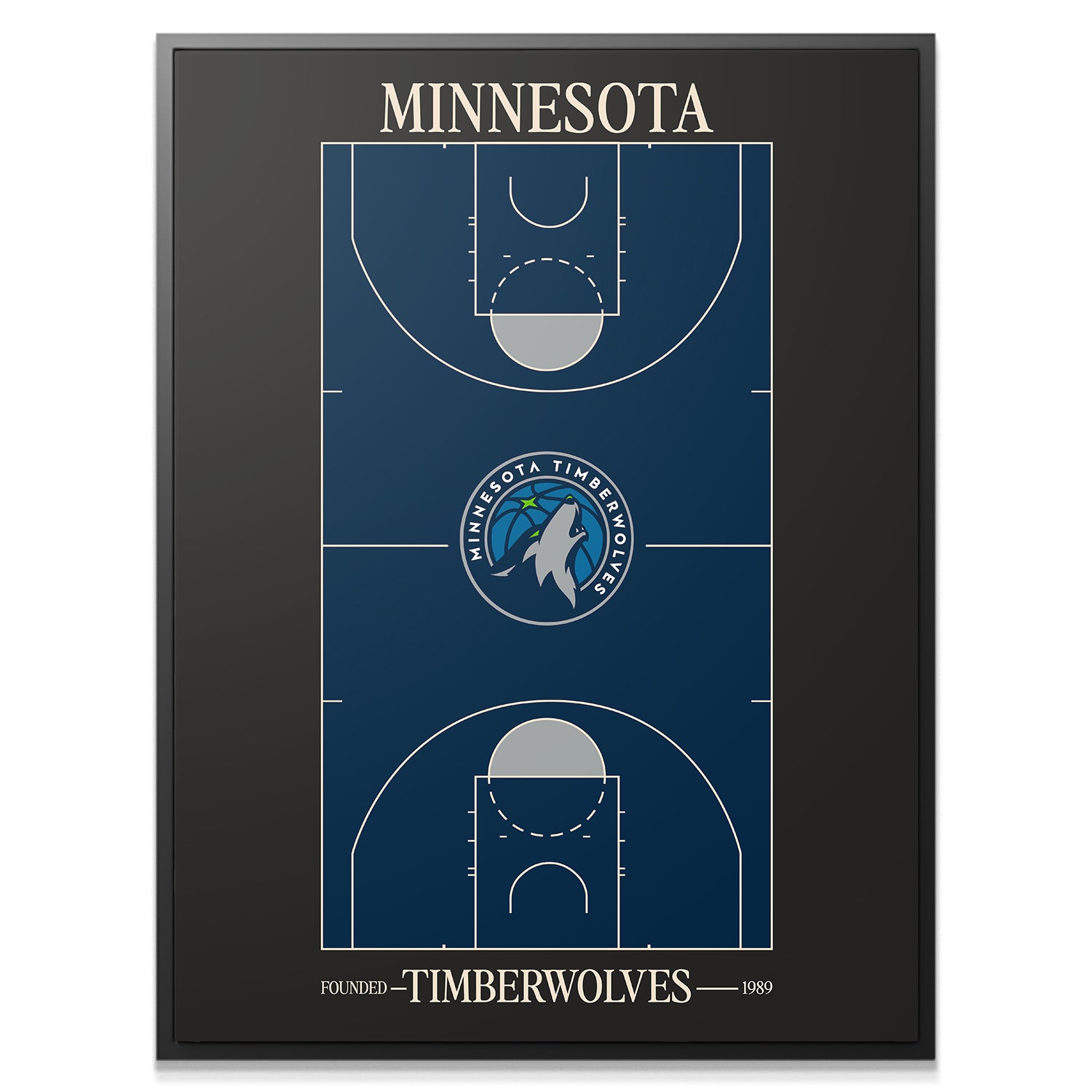 Top Court Design - Timberwolves - IKONICK - NBA Teams