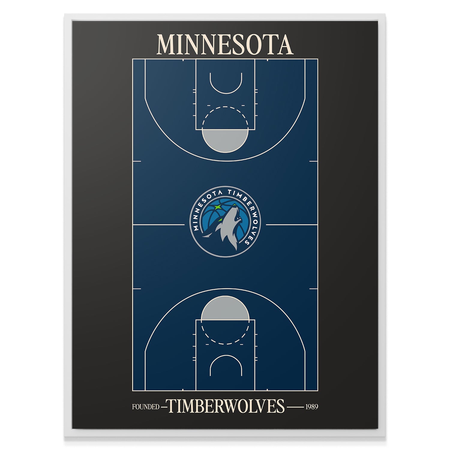 Top Court Design - Timberwolves - IKONICK - NBA Teams