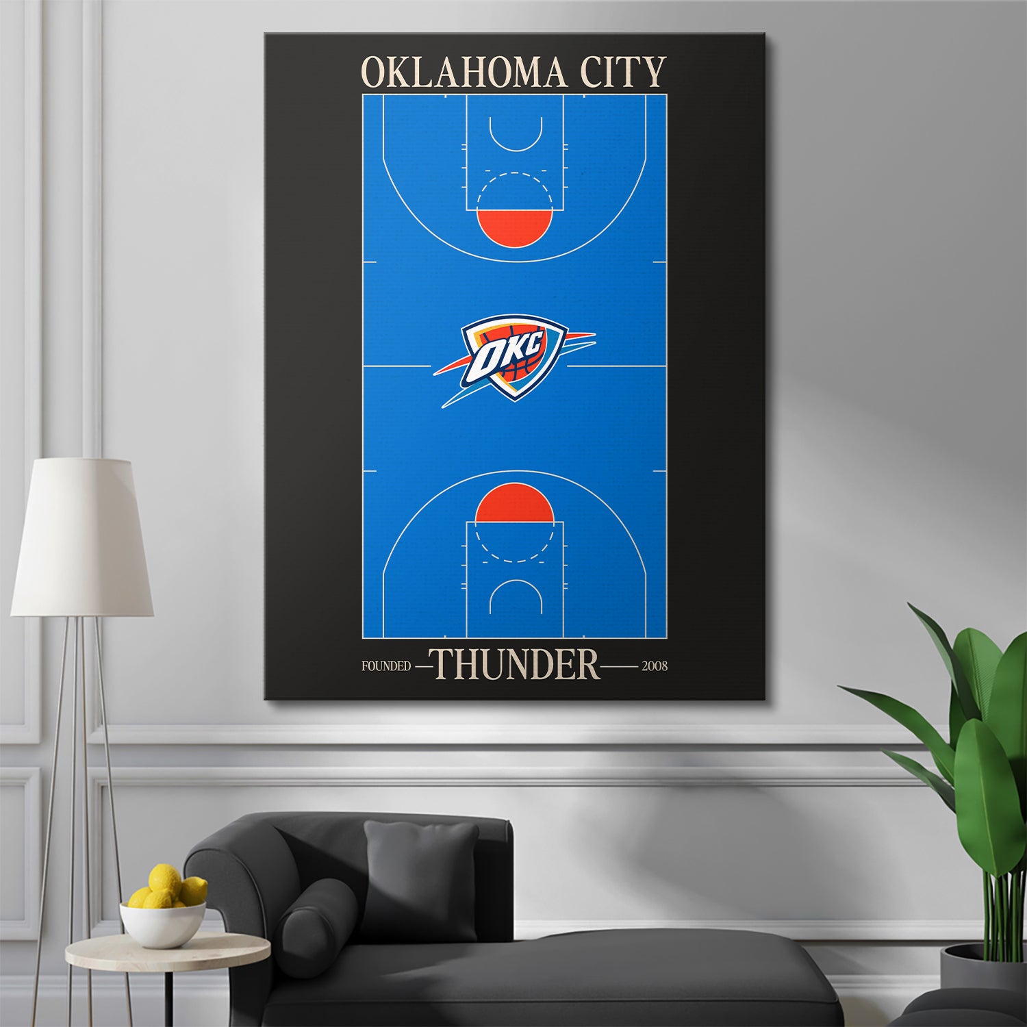 Top Court Design - Thunder - IKONICK - NBA Teams