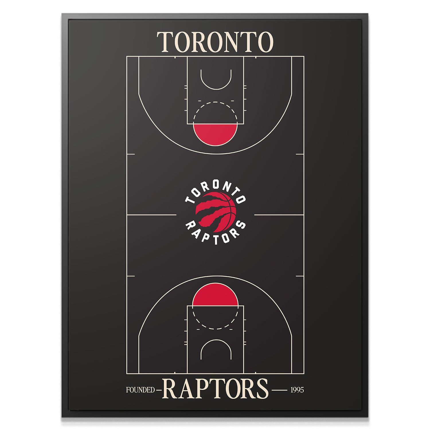 Top Court Design - Raptors - IKONICK - NBA Teams