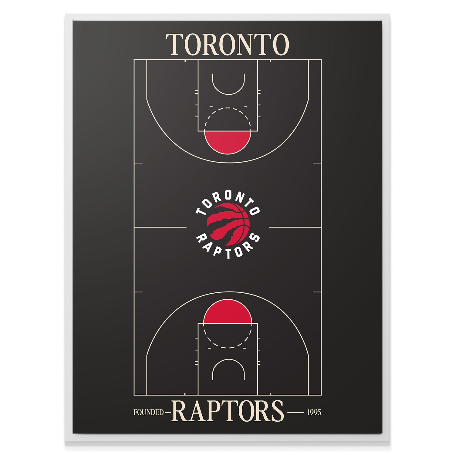 Top Court Design - Raptors - IKONICK - NBA Teams