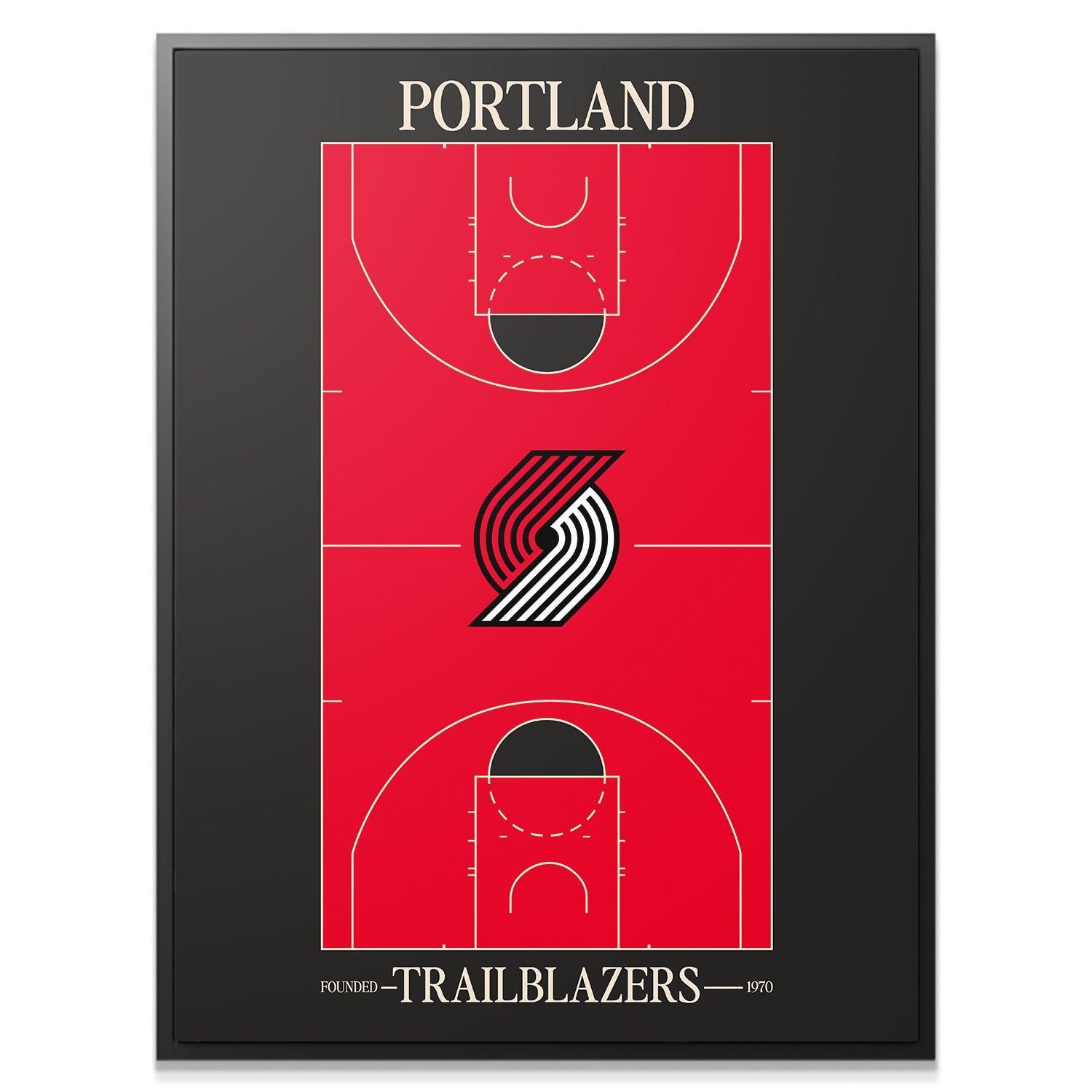Top Court Design - Blazers - IKONICK - NBA Teams