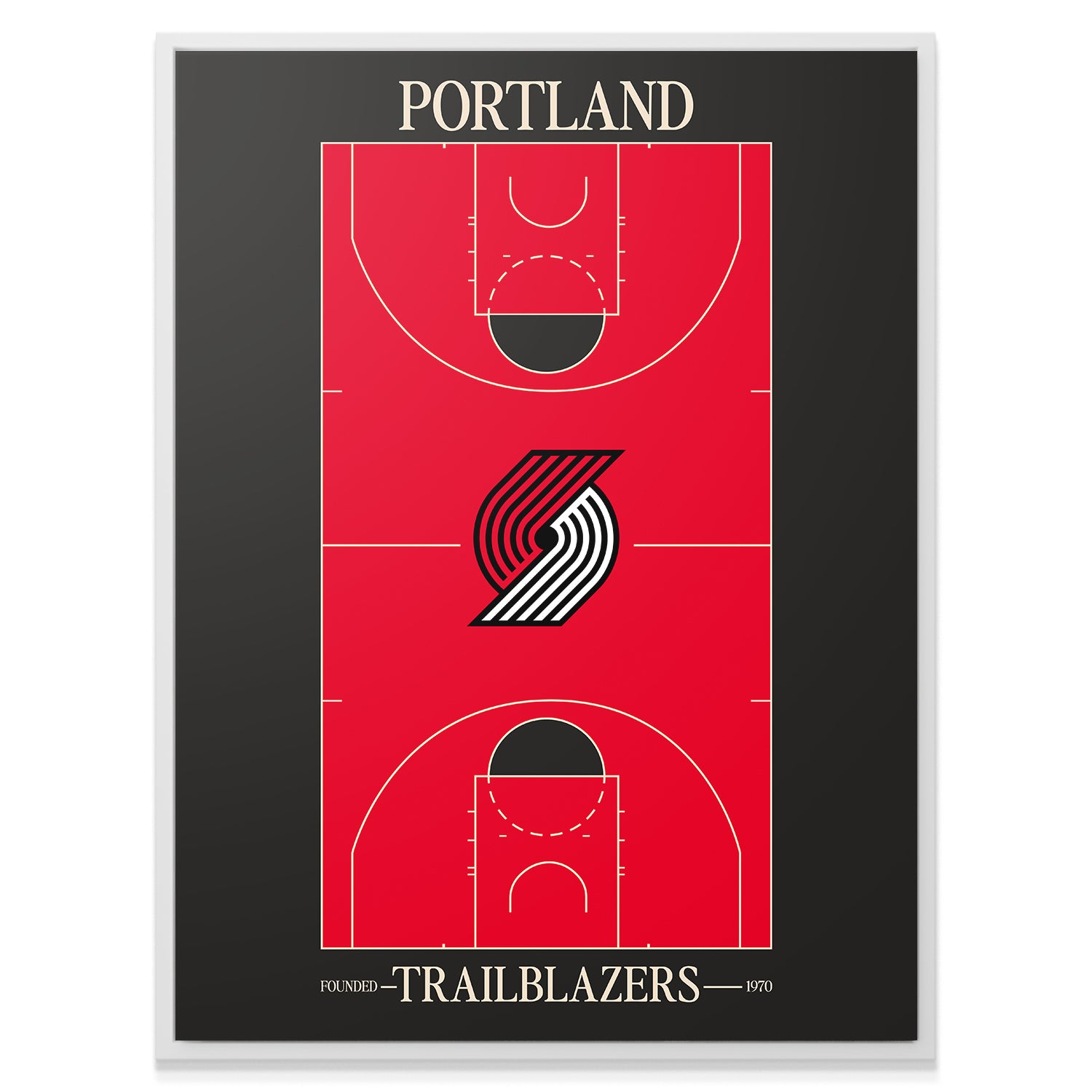 Top Court Design - Blazers - IKONICK - NBA Teams