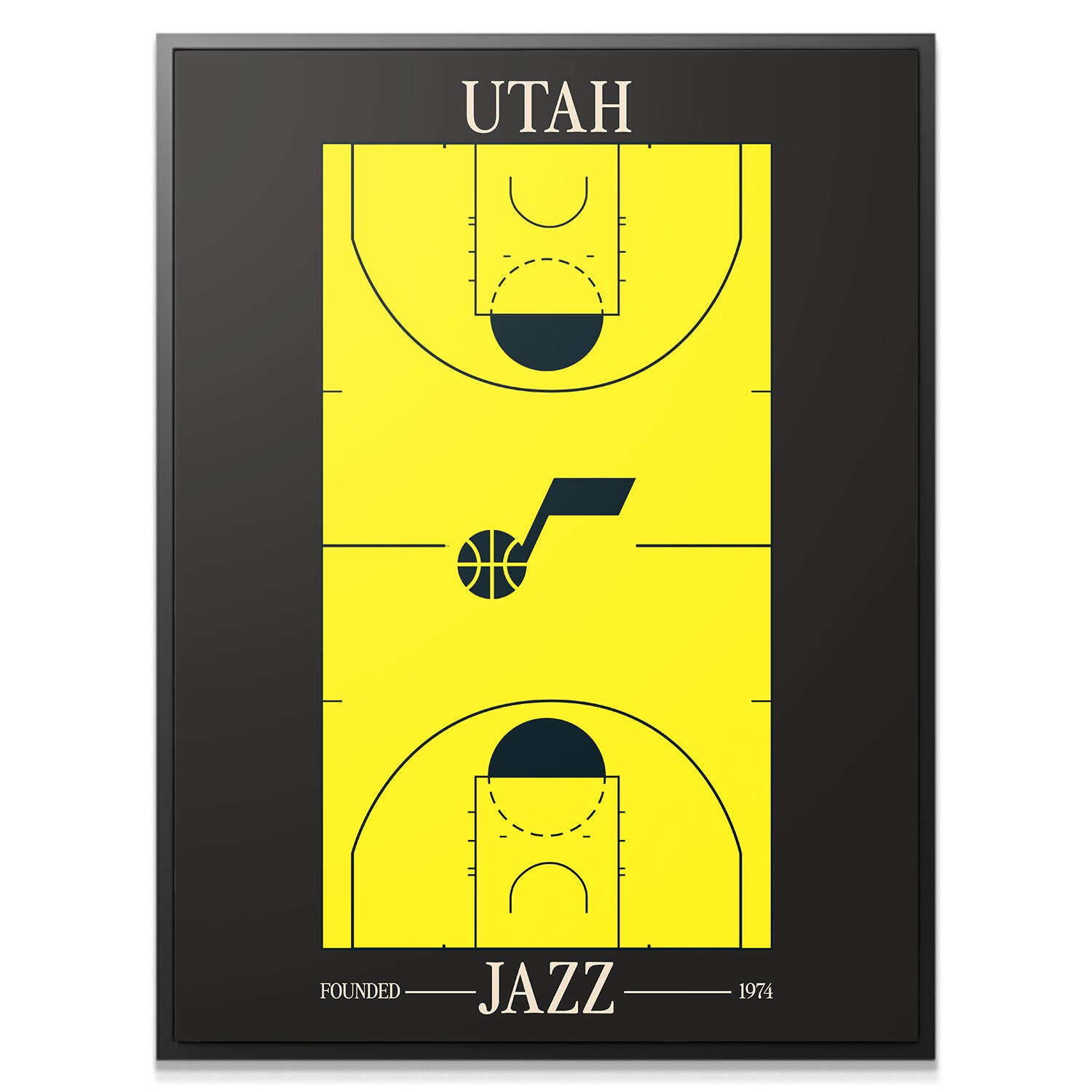 Top Court Design - Jazz - IKONICK - NBA Teams
