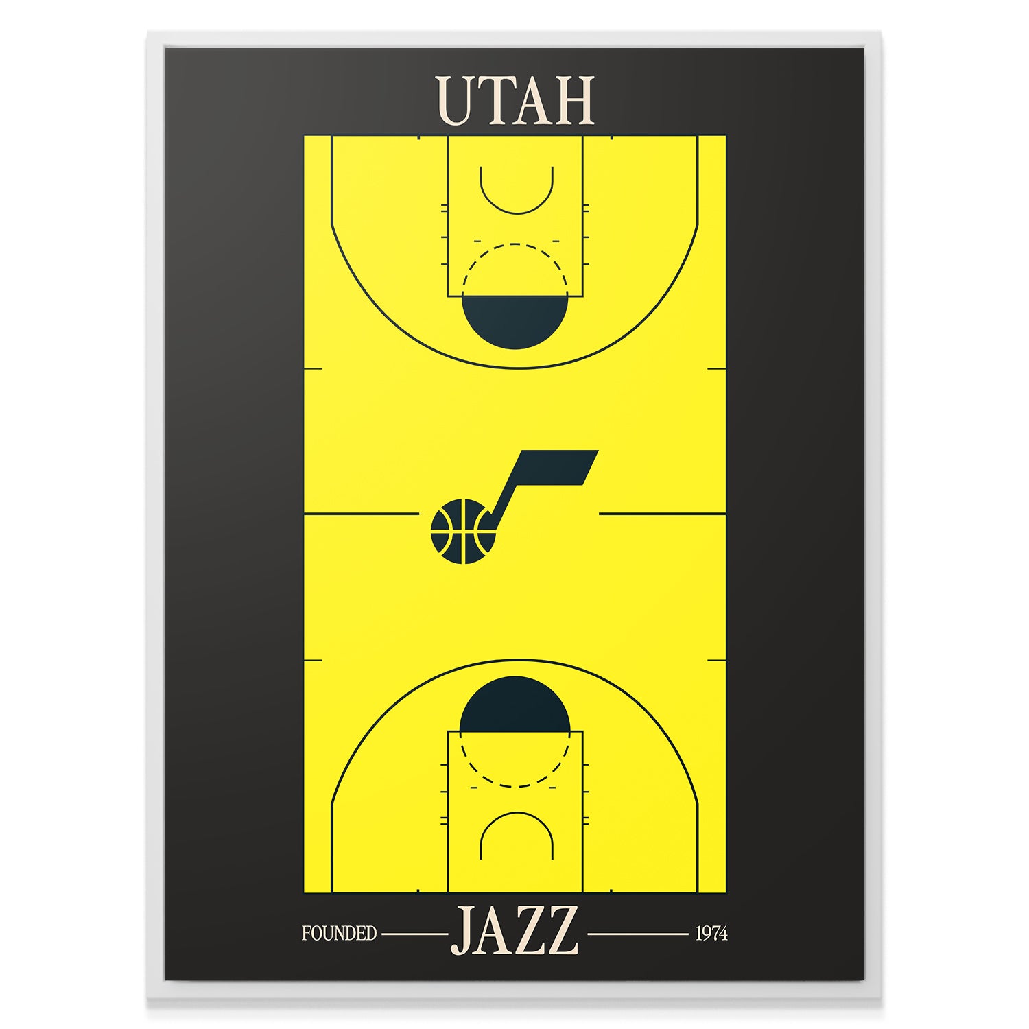 Top Court Design - Jazz - IKONICK - NBA Teams