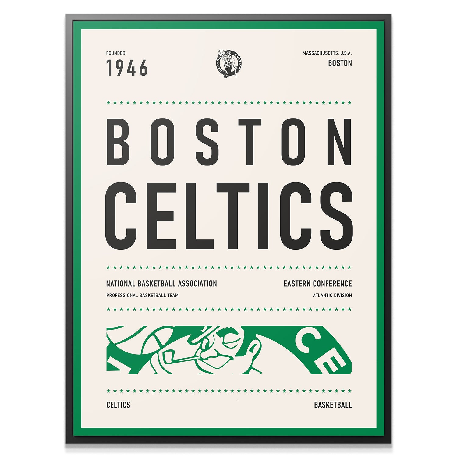 Team Poster - Celtics - IKONICK - NBA Teams