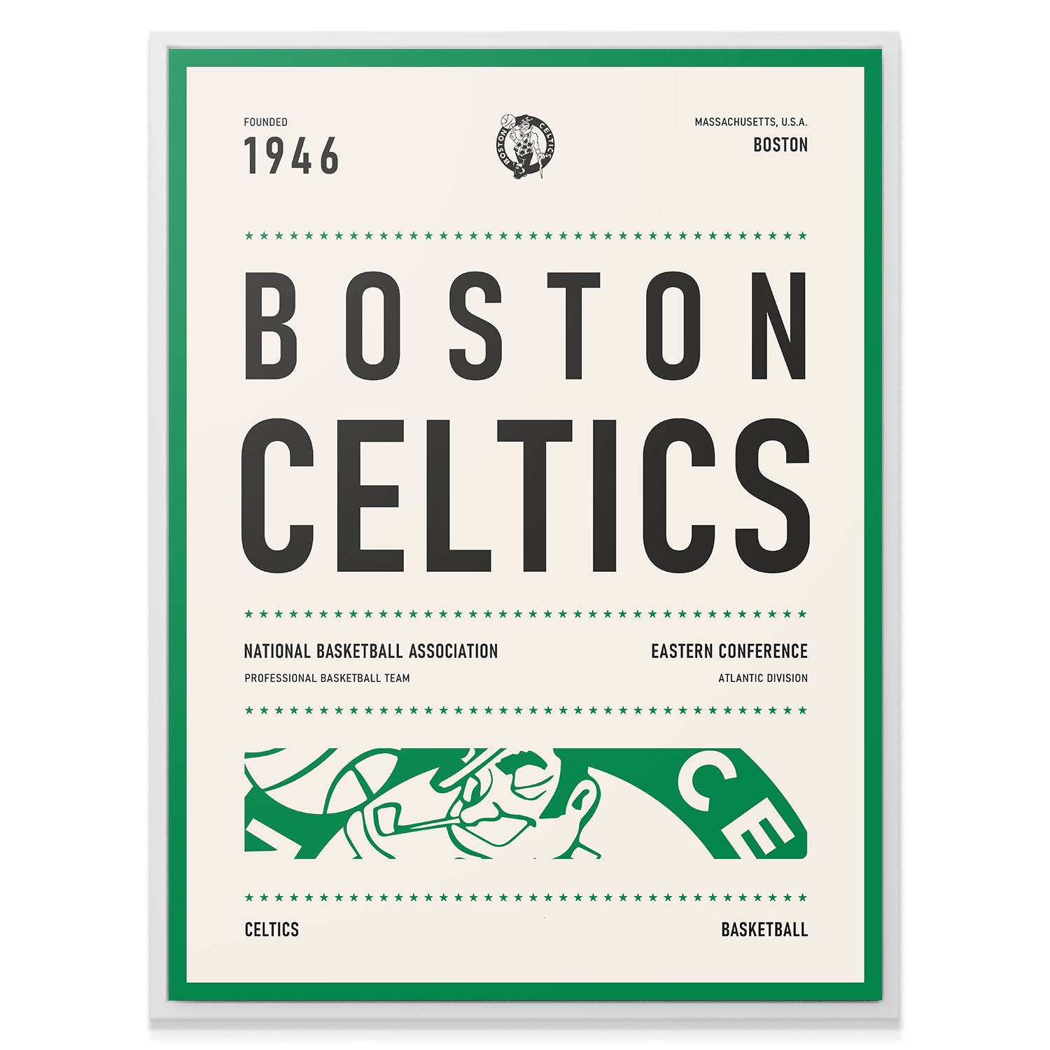 Team Poster - Celtics - IKONICK - NBA Teams