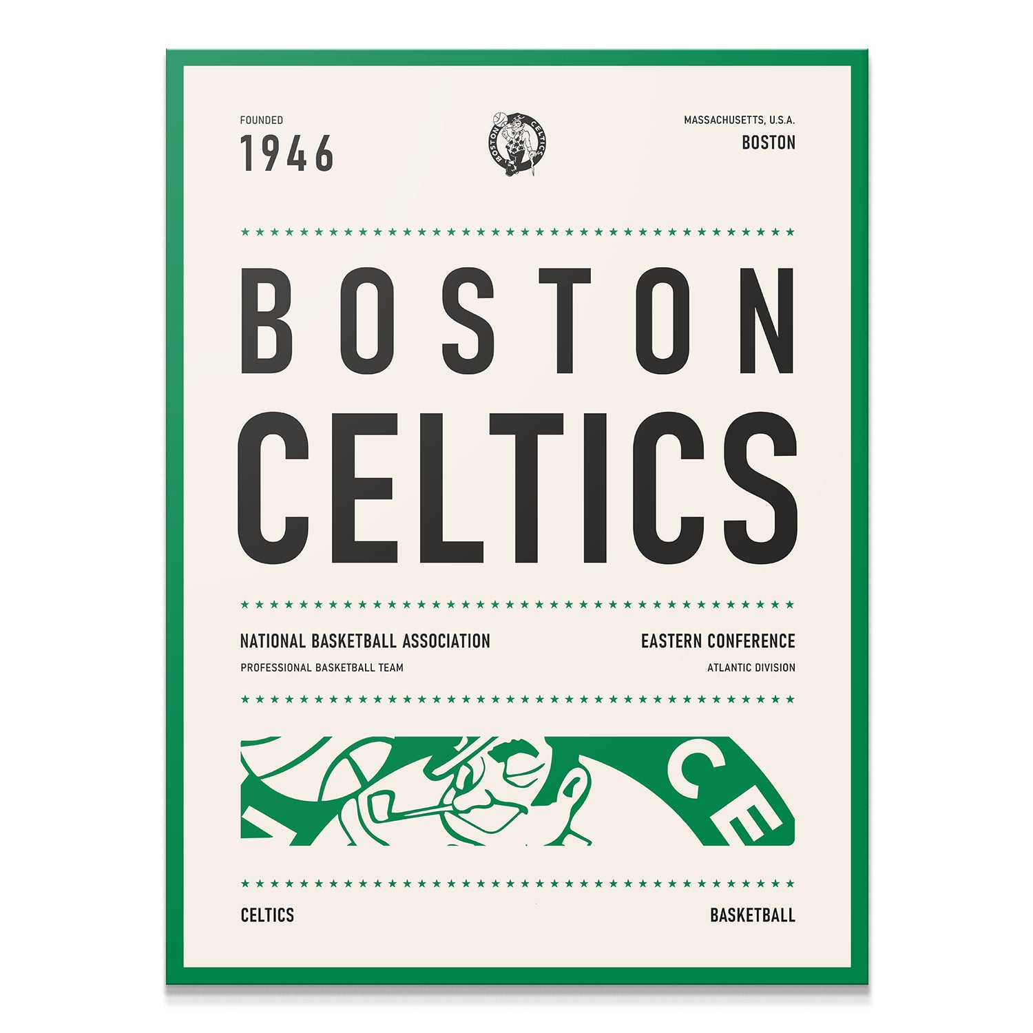 Team Poster - Celtics - IKONICK - NBA Teams