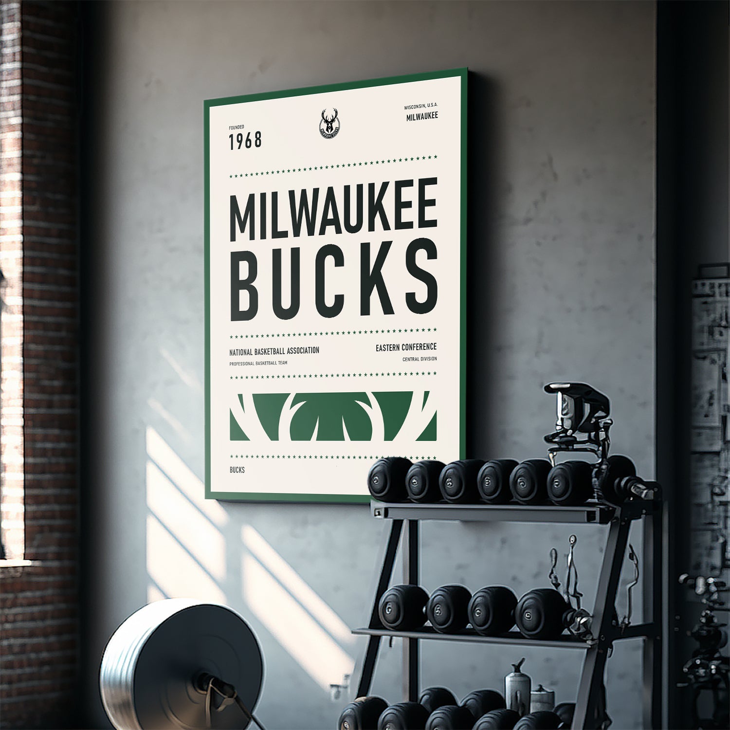 Team Poster - Bucks - IKONICK - NBA Teams