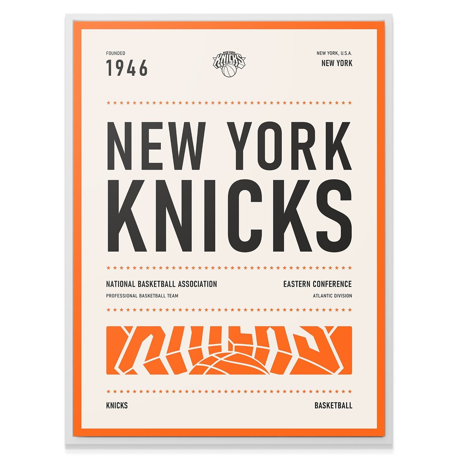 Team Poster - Knicks - IKONICK - NBA Teams