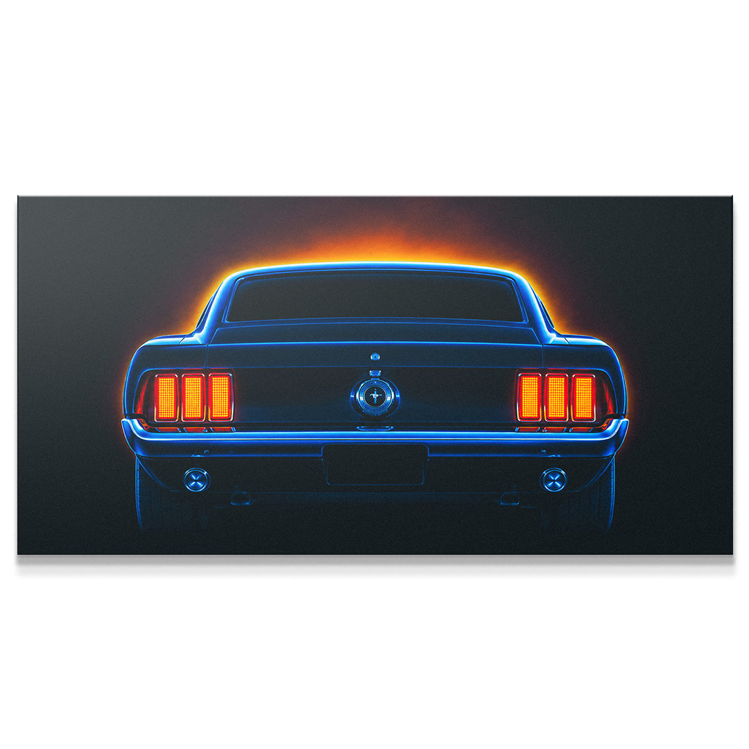 Neon Mustang