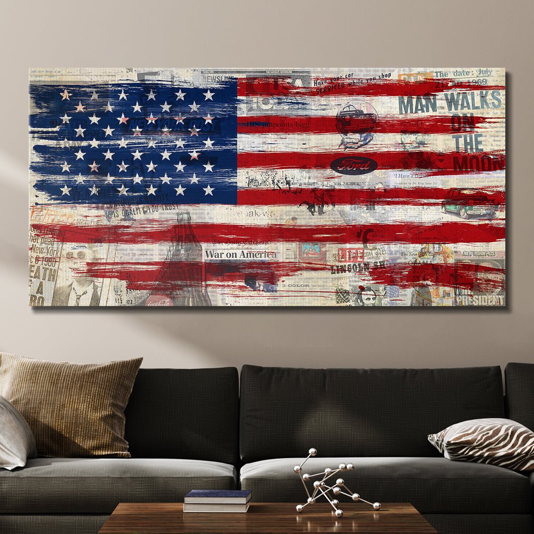 Newspaper USA Flag - IKONICK - IKONICK Original