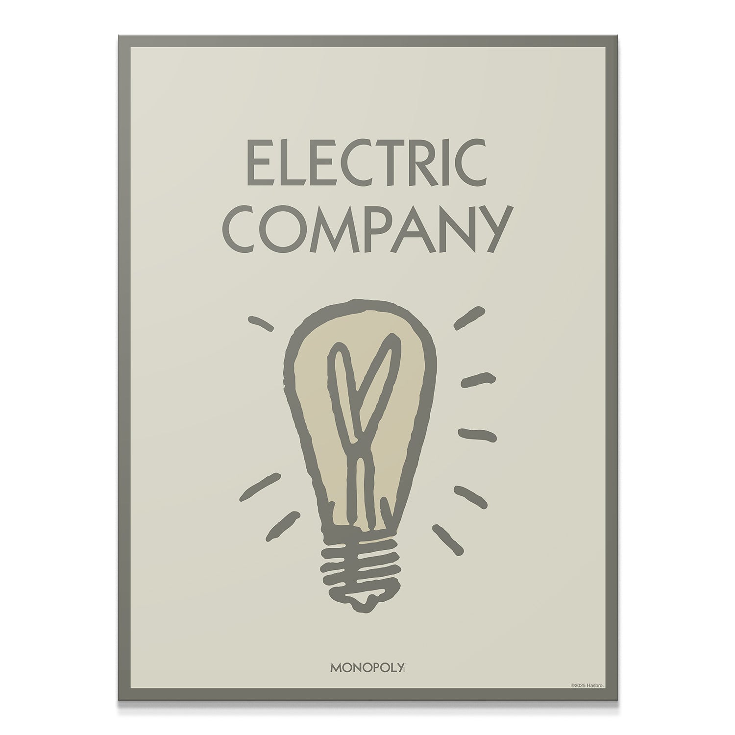 Monopoly - Electric Company - Pastel