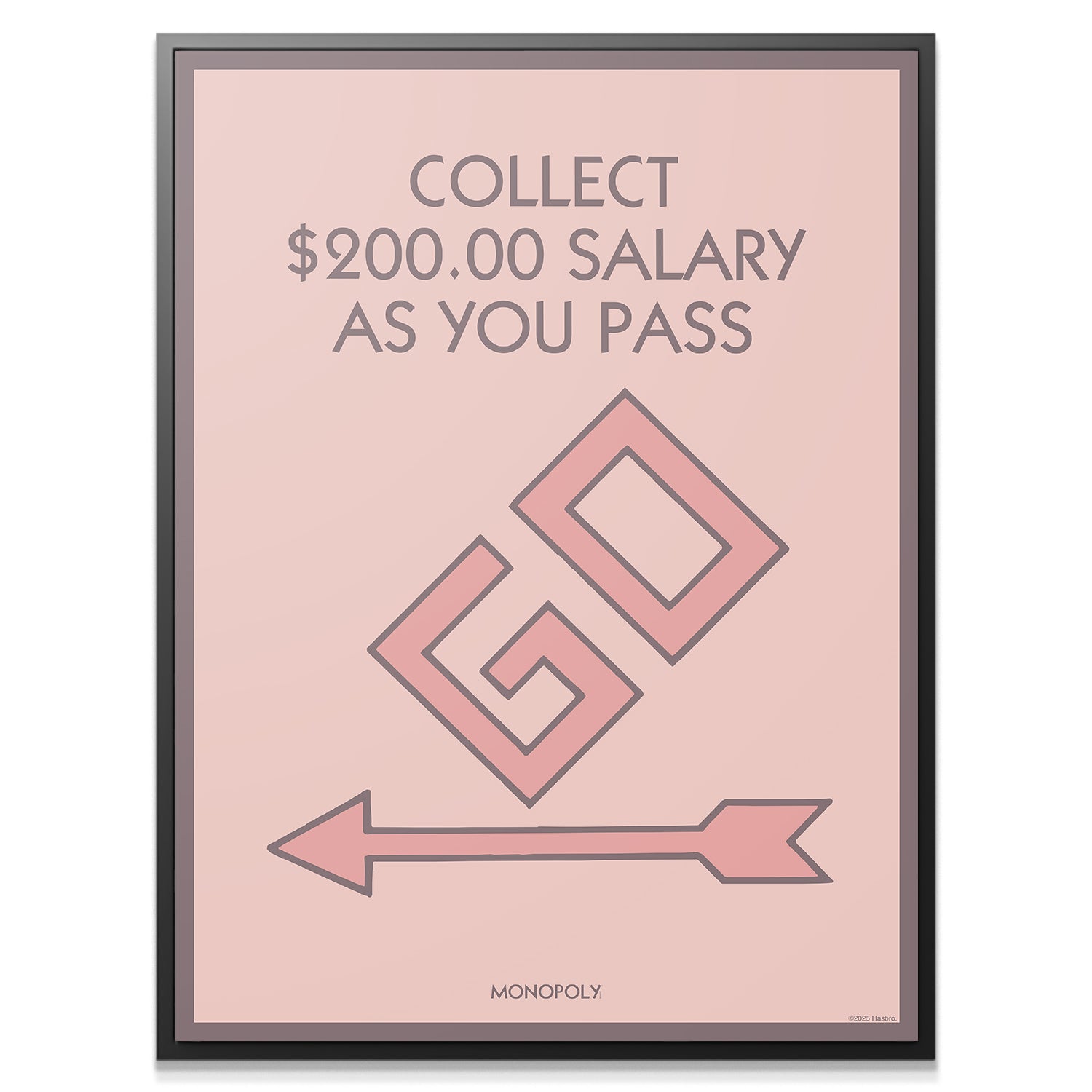 Monopoly - Collect $200 - Pastel
