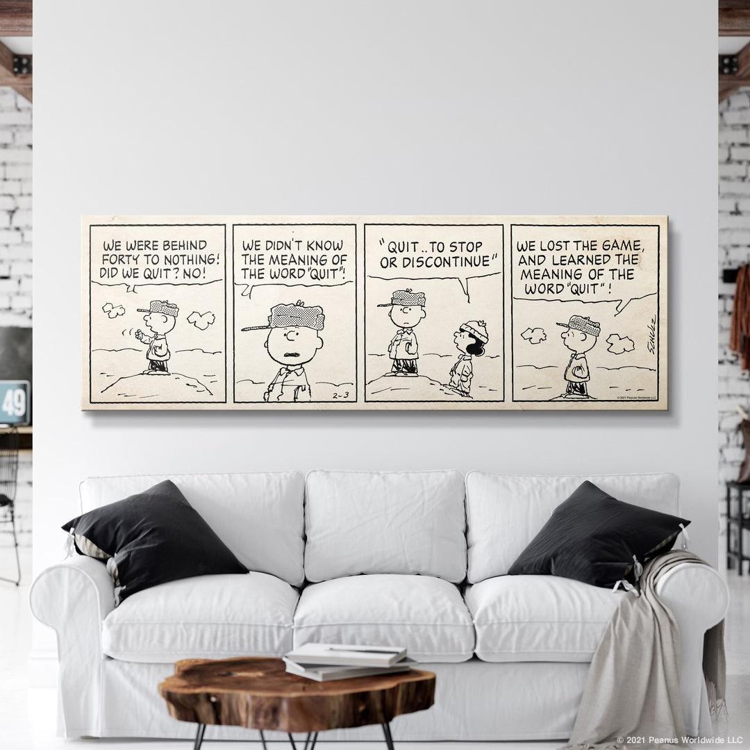Peanuts - Word Quit - Sketch - IKONICK - Peanuts