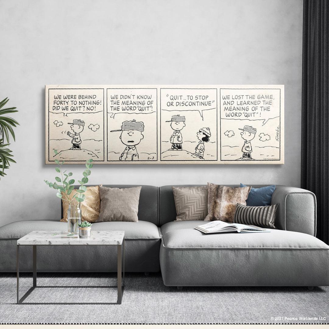 Peanuts - Word Quit - Sketch - IKONICK - Peanuts
