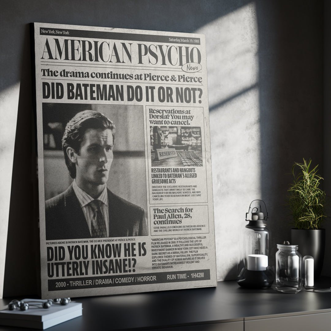 Psycho News - IKONICK - American Psycho