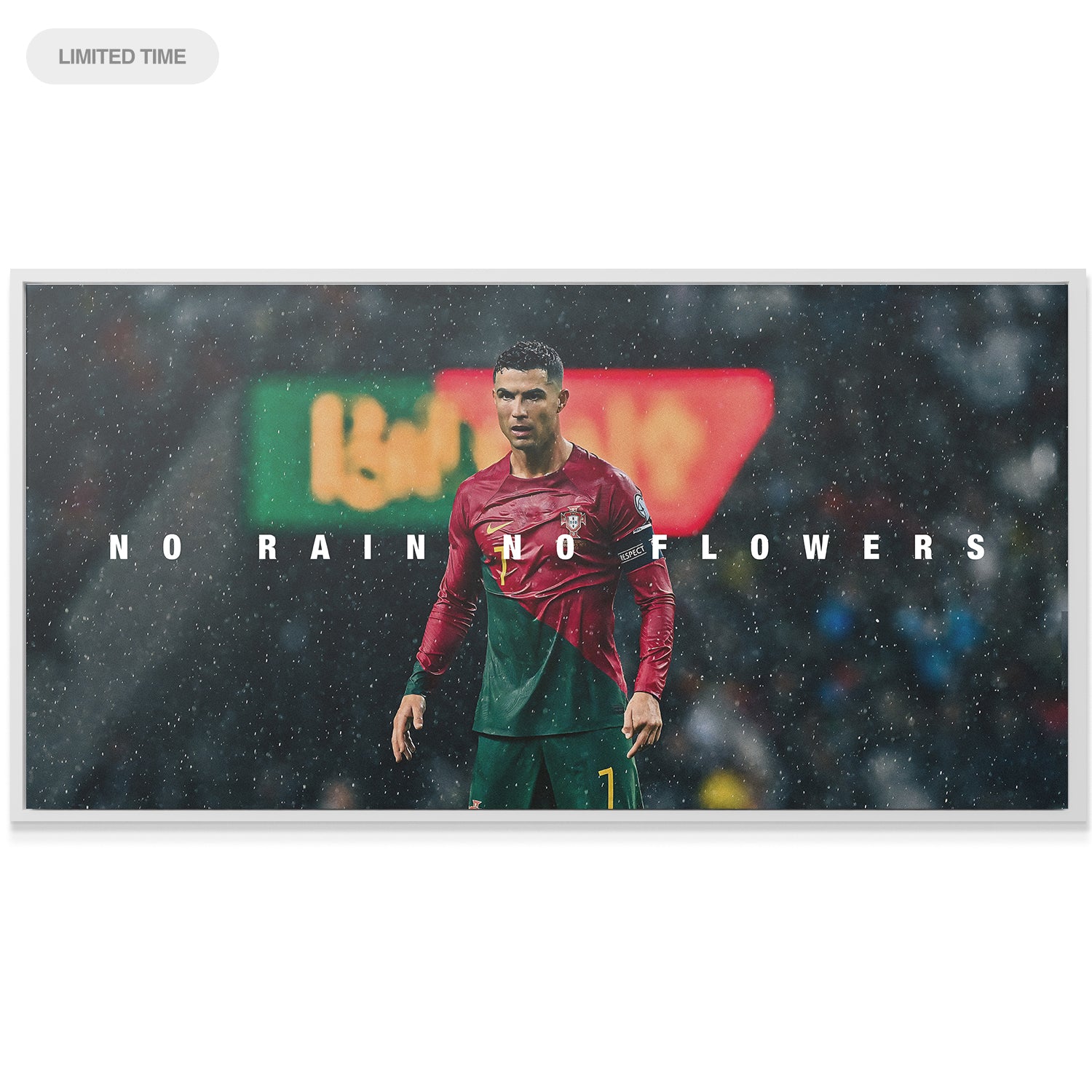 Cristiano Ronaldo - No Rain No Flowers - IKONICK - Cristiano Ronaldo
