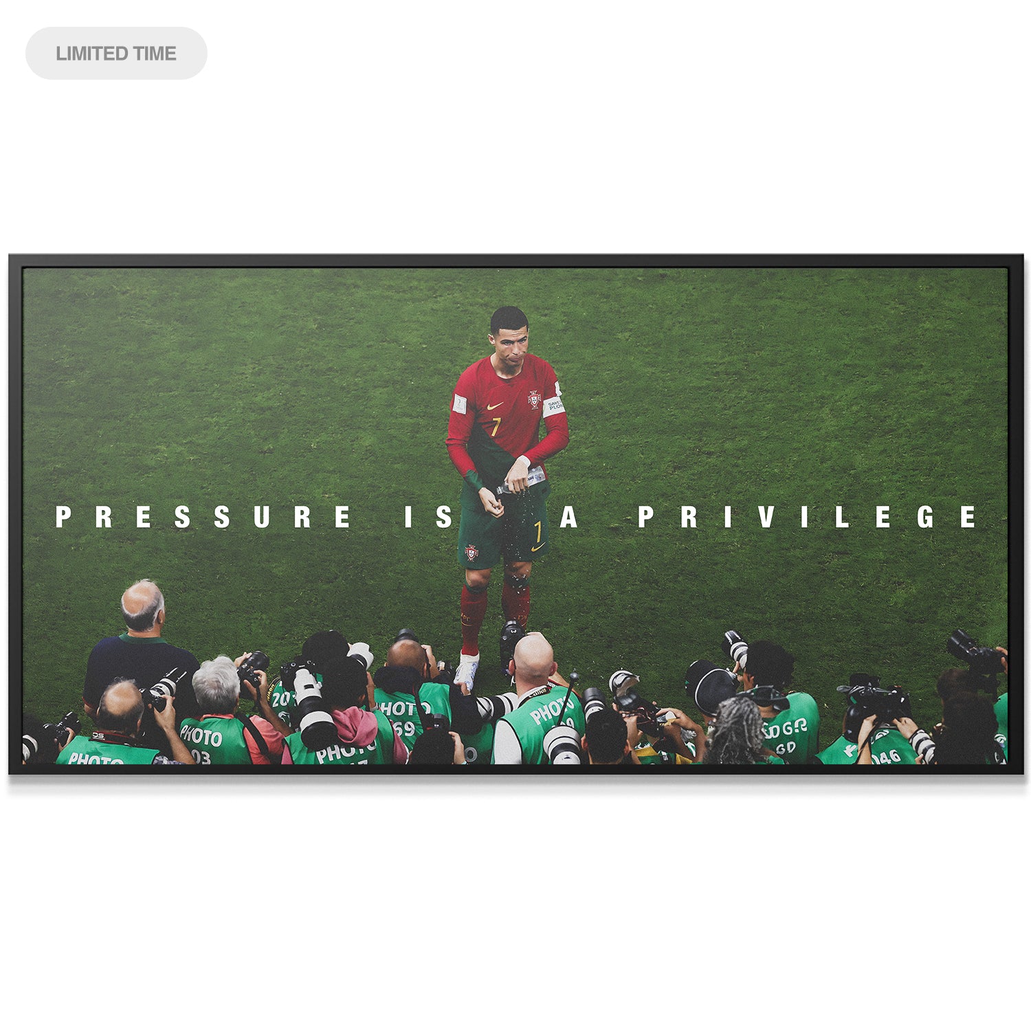 Cristiano Ronaldo - Pressure Is A Privilege - IKONICK - Cristiano Ronaldo