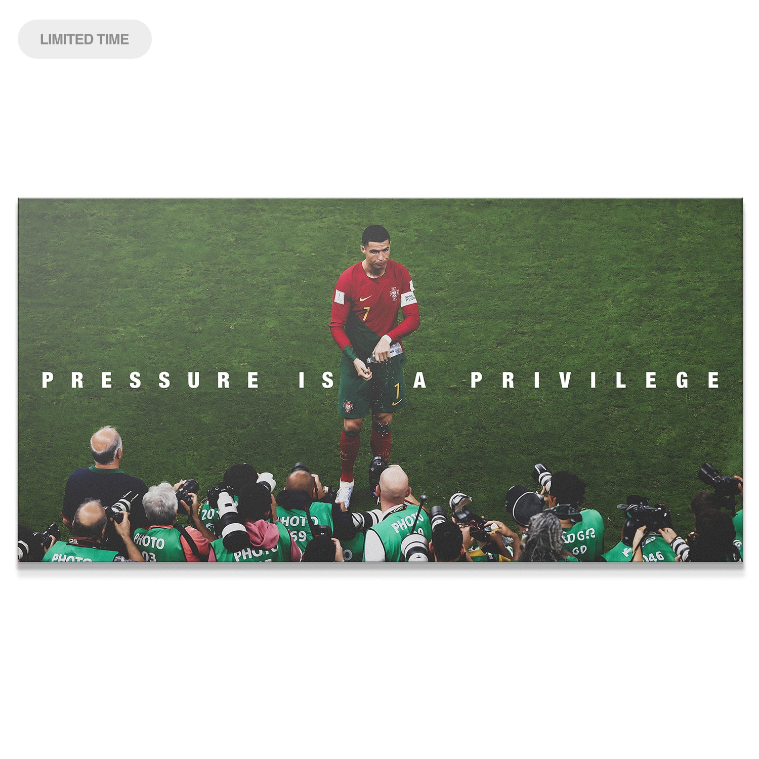 Cristiano Ronaldo - Pressure Is A Privilege - IKONICK - Cristiano Ronaldo