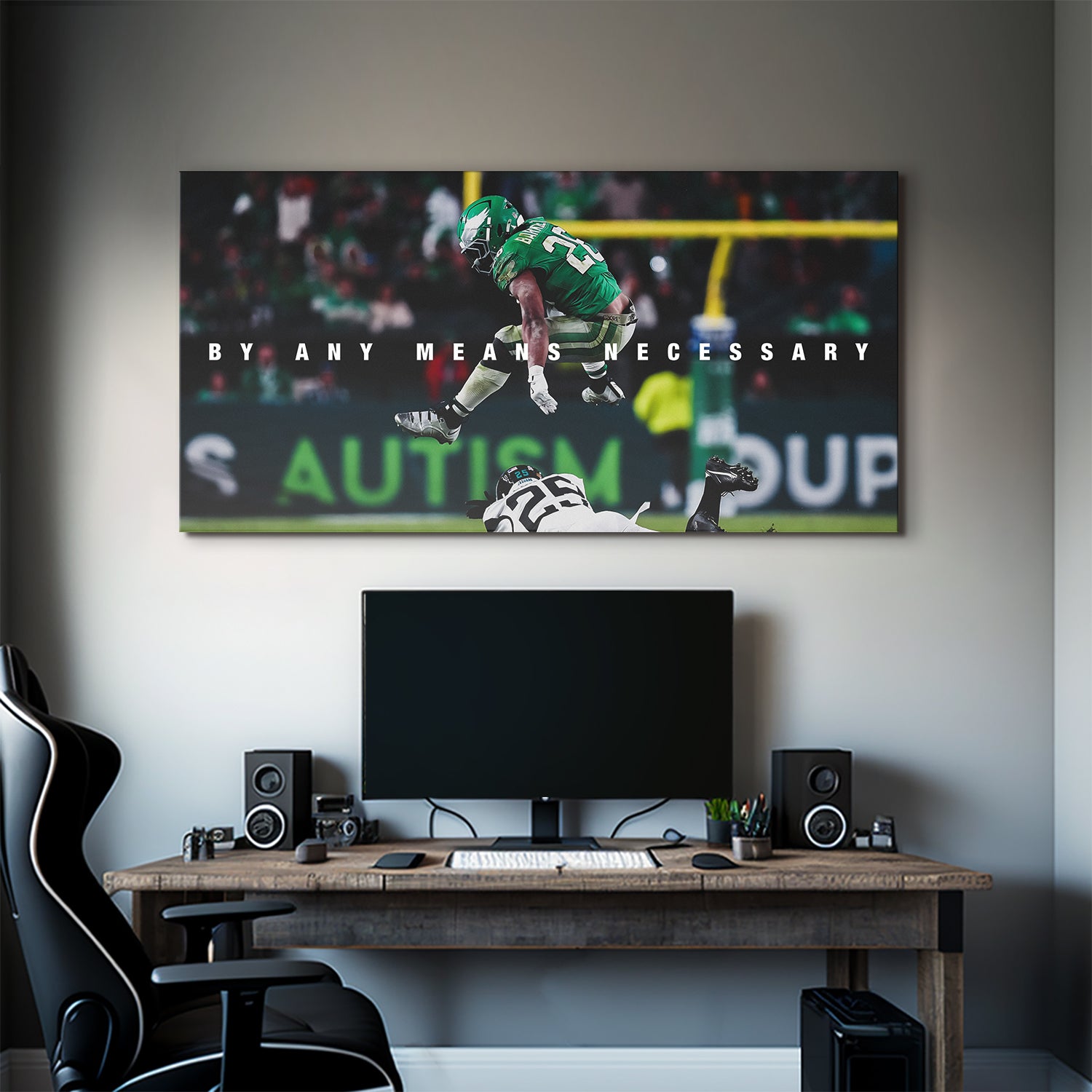 Saquon Barkley - By Any Means Necessary - IKONICK - Saquon Barkley