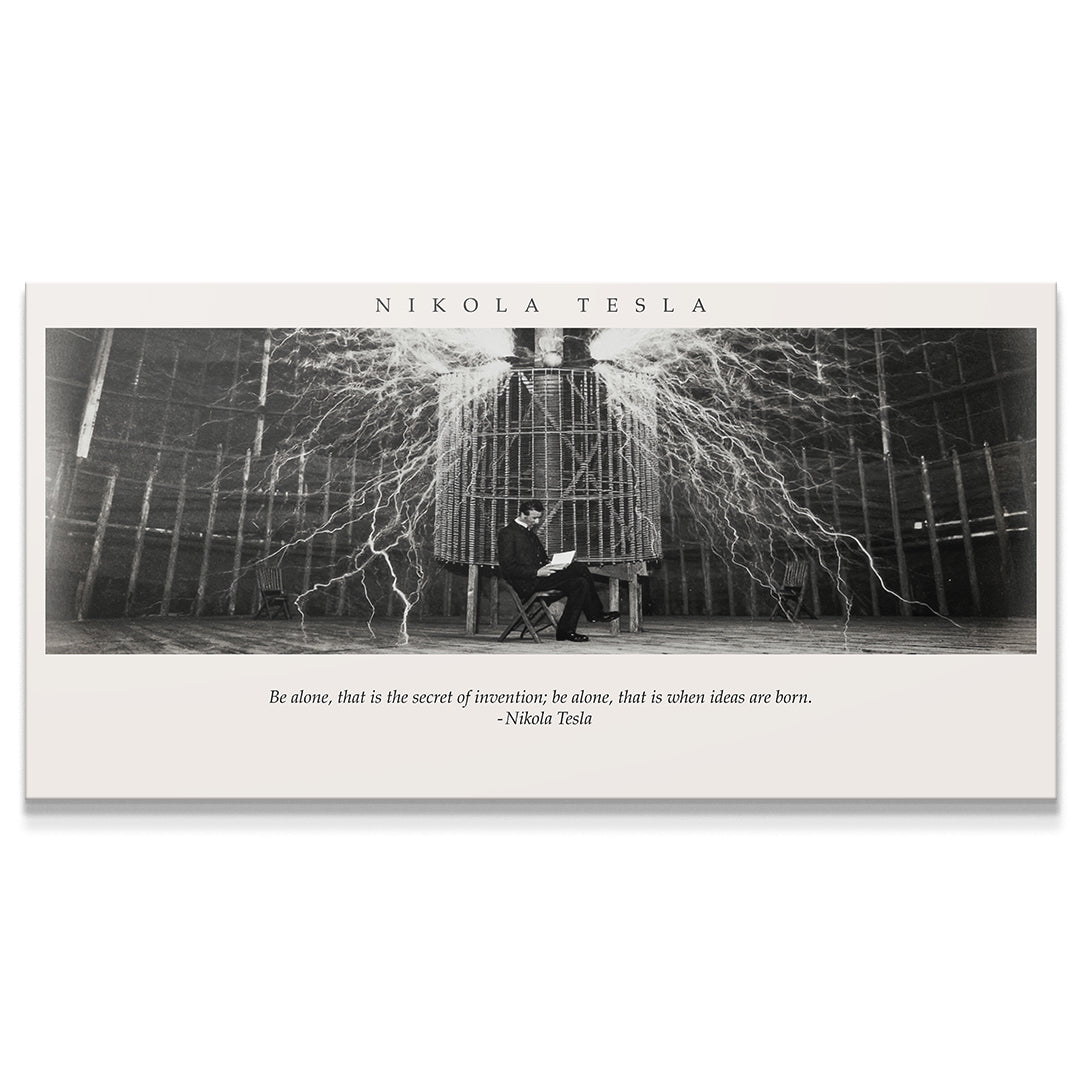 Nikola Tesla - Be Alone - IKONICK - Nikola Tesla