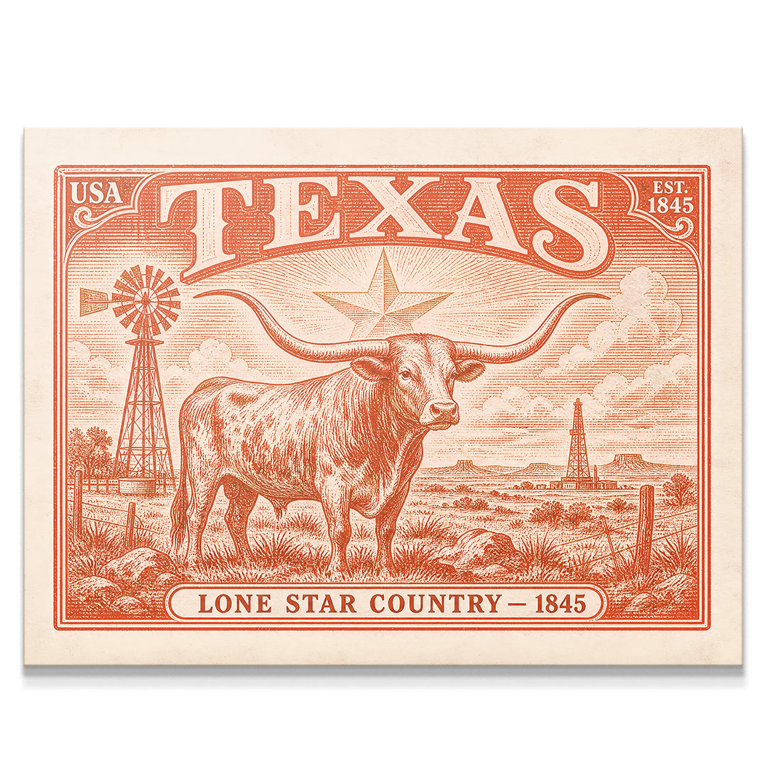 Texas Postage Stamp