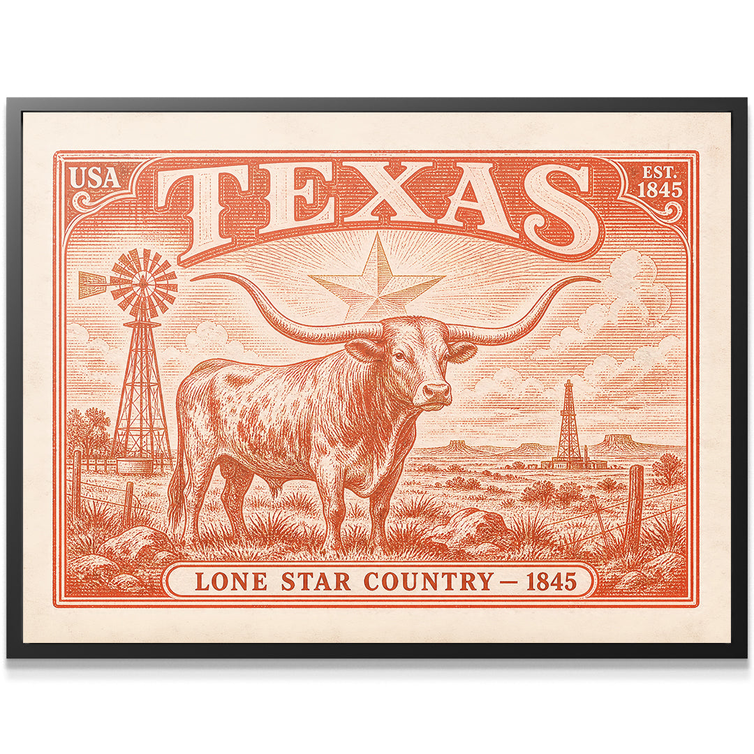 Texas Postage Stamp