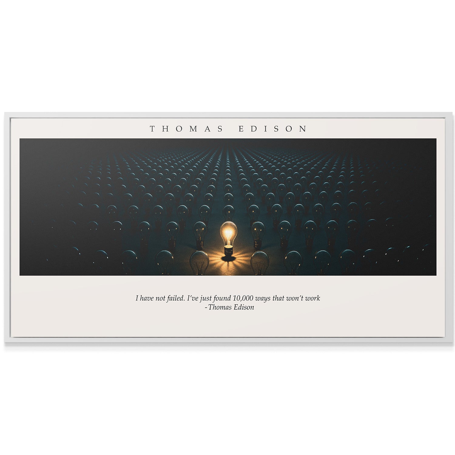 Thomas Edison - 10,000 ways - IKONICK - Thomas Edison