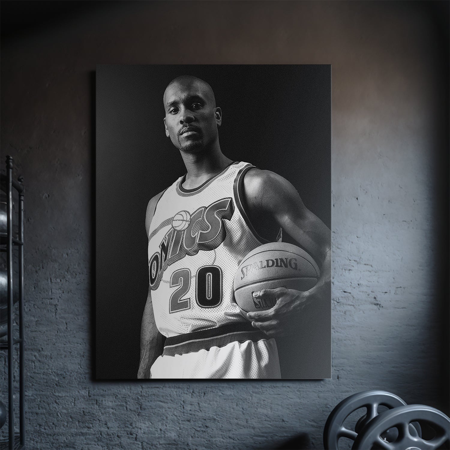 Gary Payton - Serious - IKONICK - NBA Legends